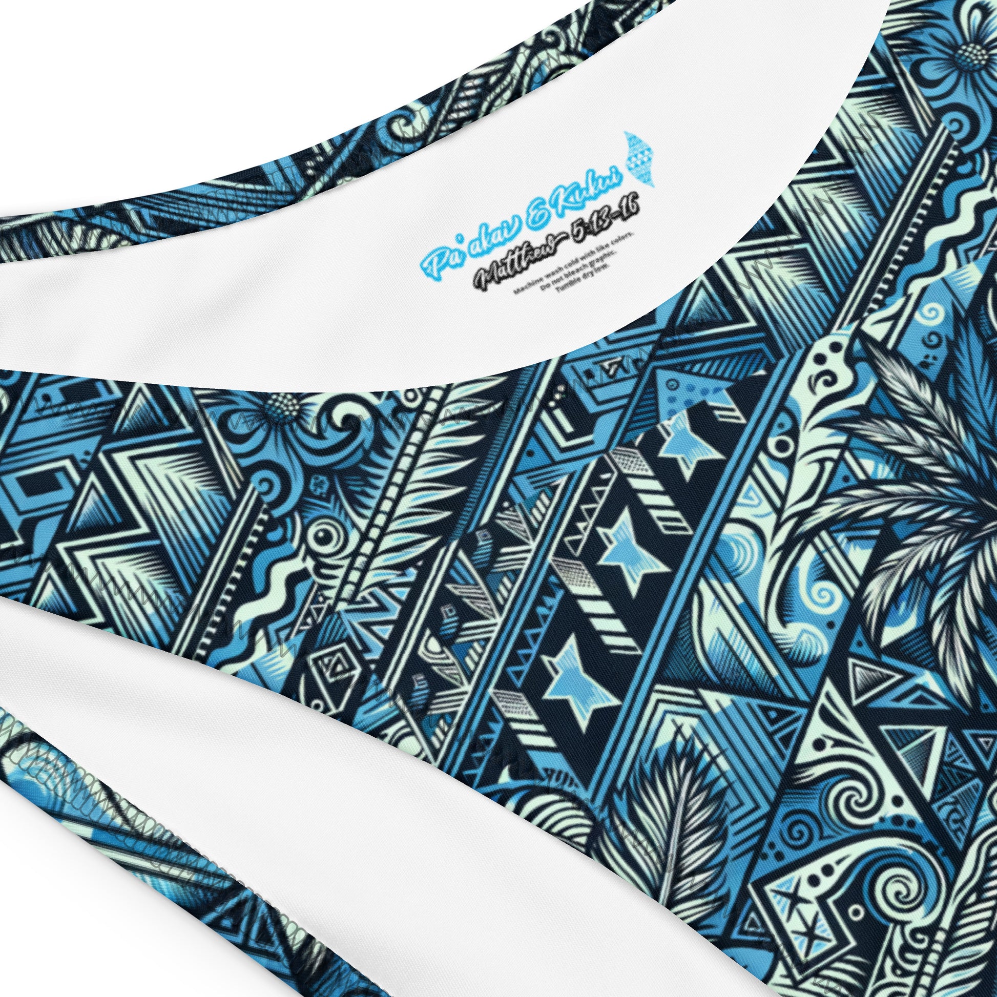 Nā Loulu 'Uli'uli Bandeau Bikini Bandeau Bikini Pa'akai & Kukui