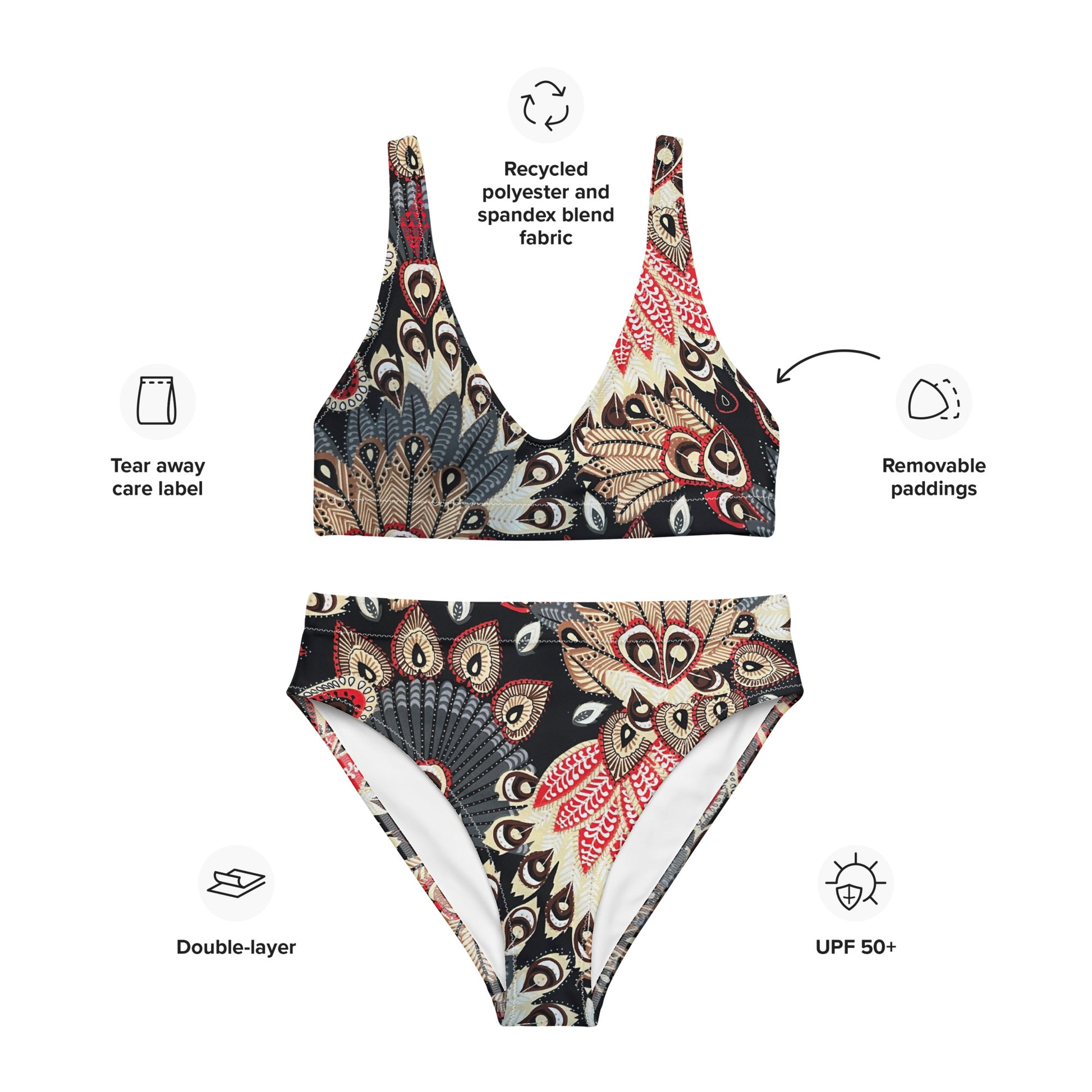 Pīkake - bikini Bikini Pa'akai & Kukui