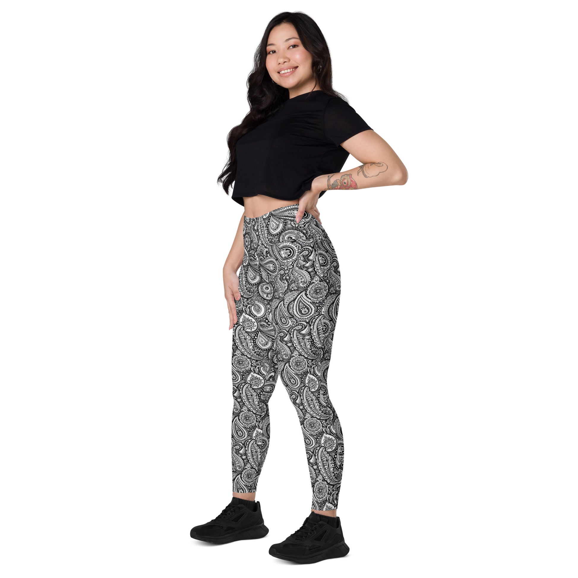 Onaona Pasley Leggings with pockets Yoga Leggings Pa'akai & Kukui