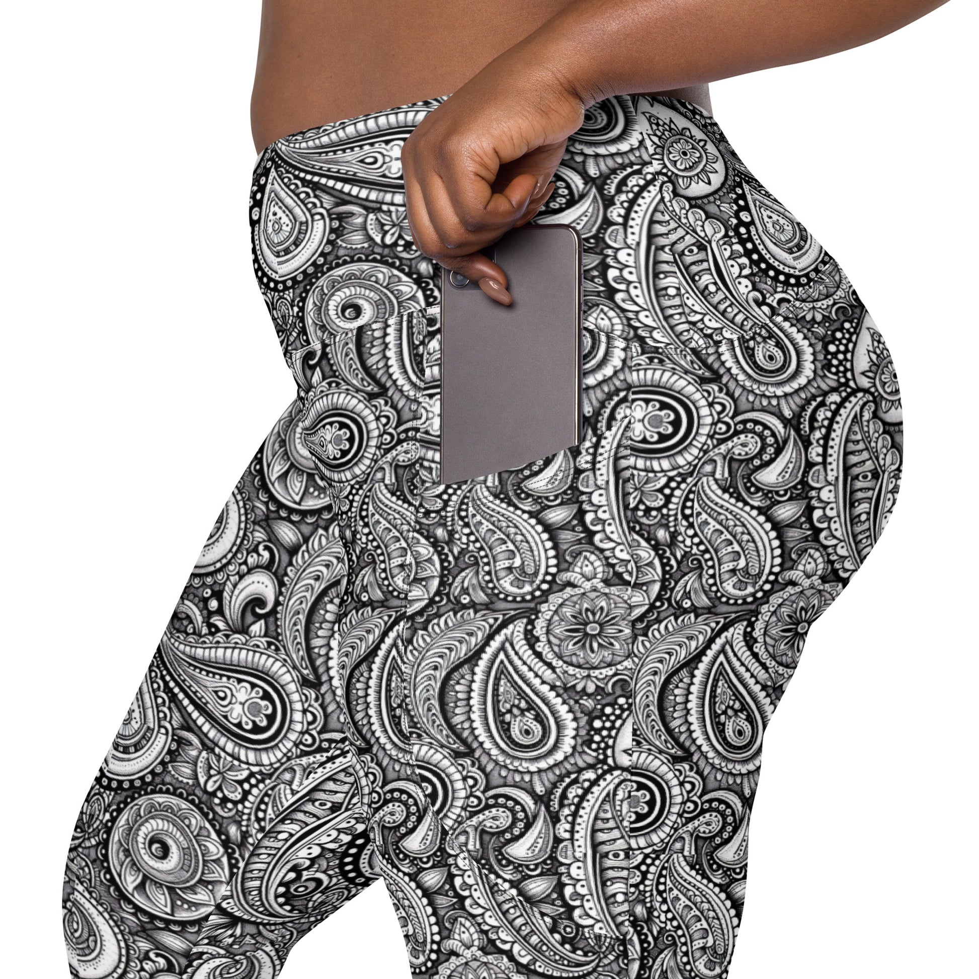 Onaona Pasley Leggings with pockets Yoga Leggings Pa'akai & Kukui