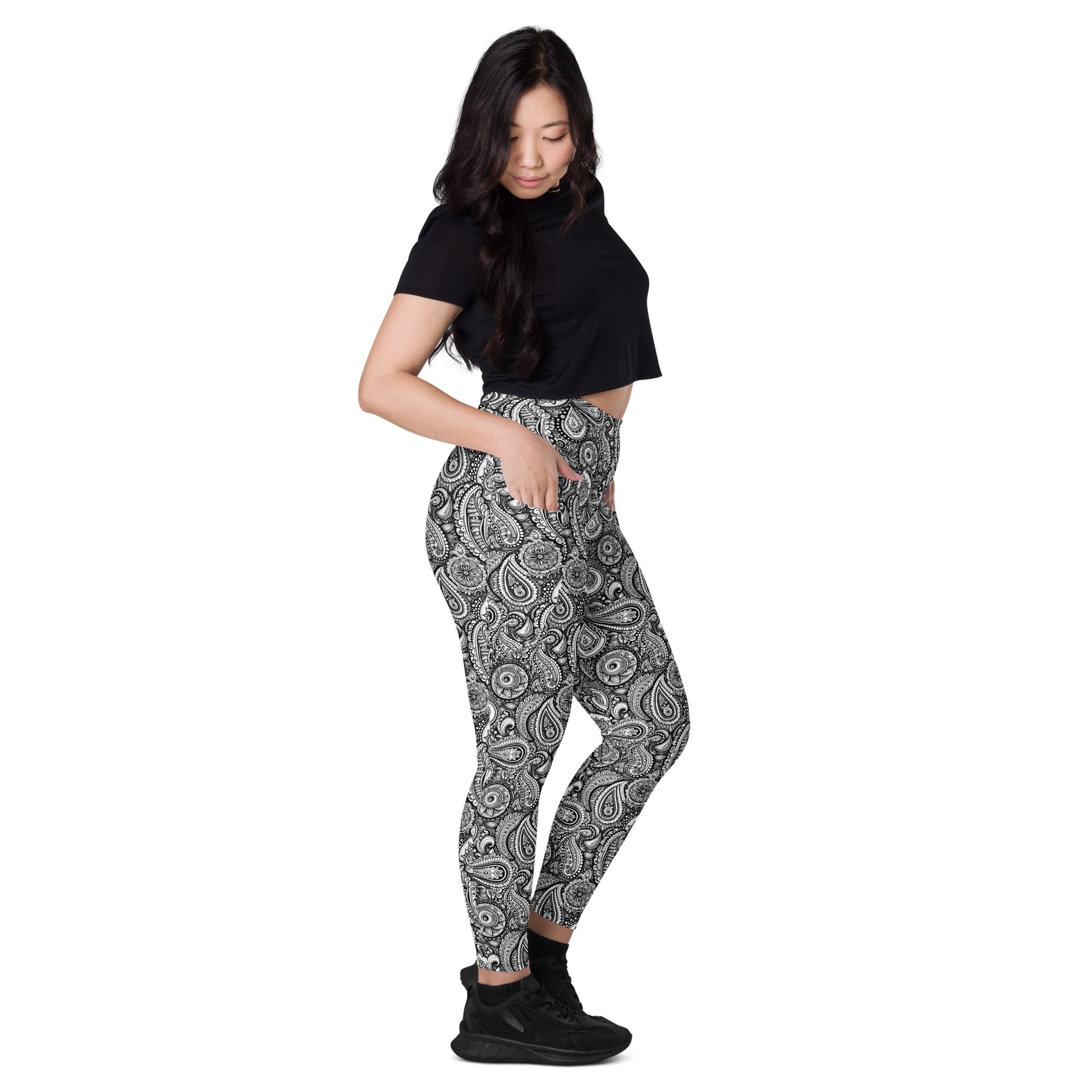 Onaona Pasley Leggings with pockets Yoga Leggings Pa'akai & Kukui