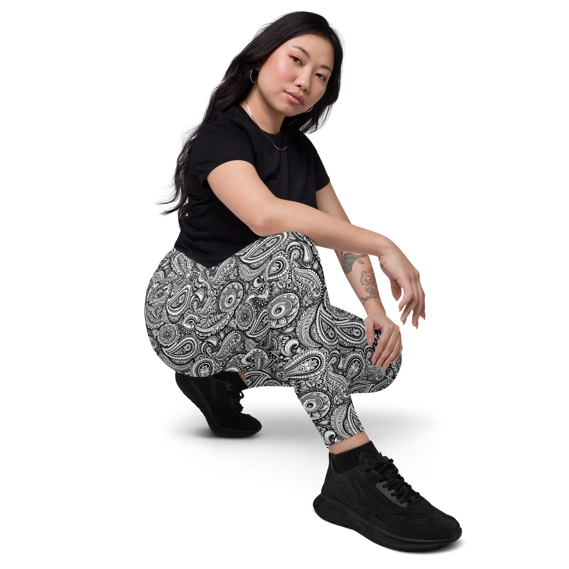 Onaona Pasley Leggings with pockets Yoga Leggings Pa'akai & Kukui