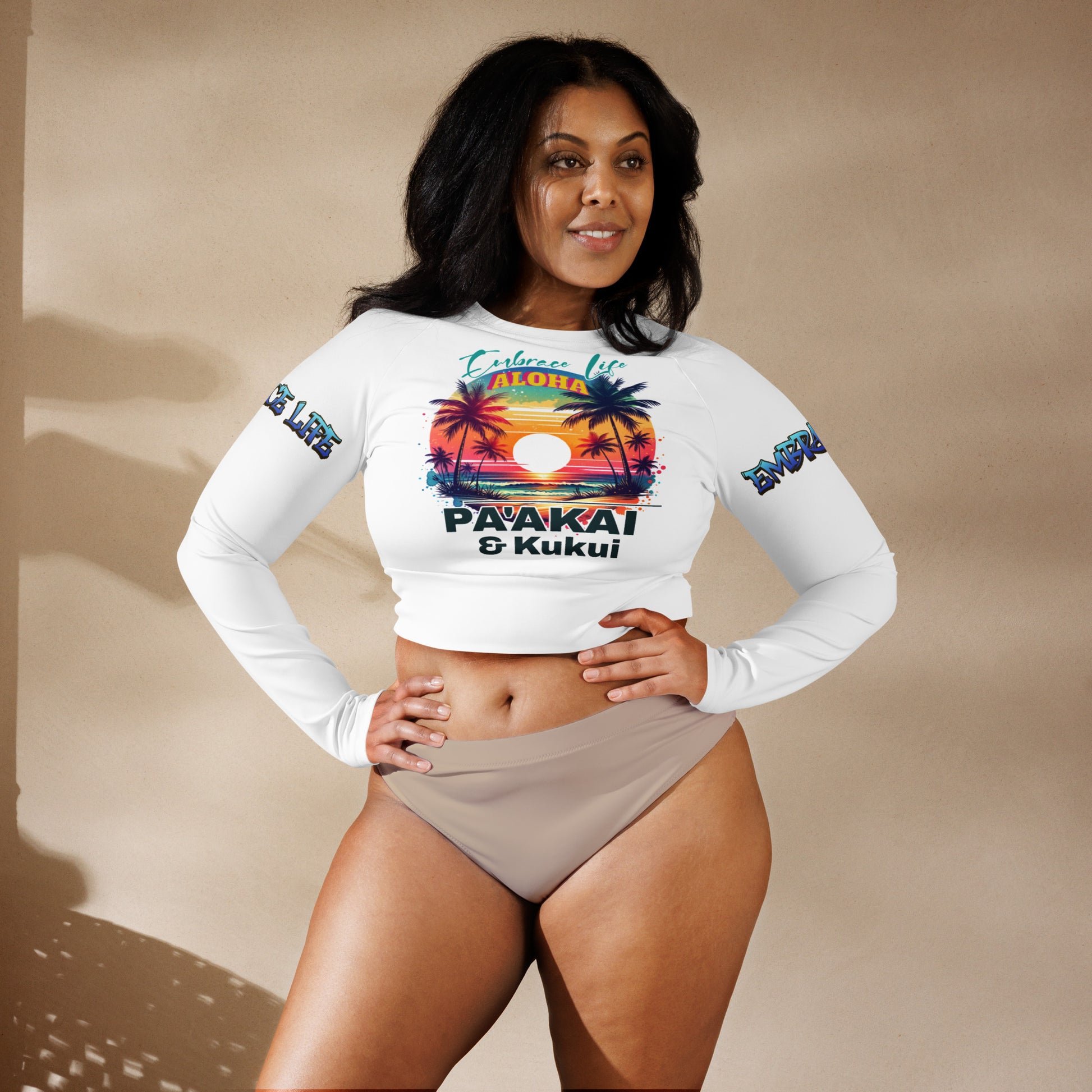 Aloha Style crop top Crop Top Pa'akai & Kukui