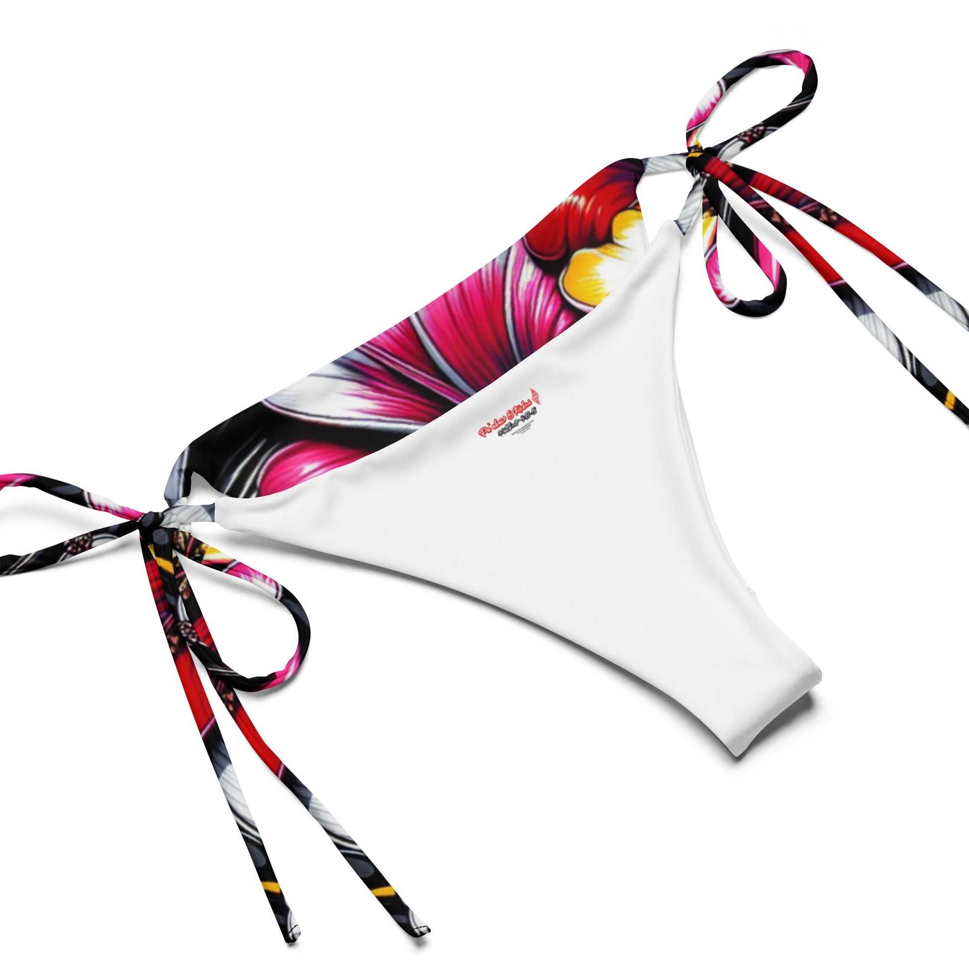 Rose Gold Hibiscus String Bikini II Bikini Pa'akai & Kukui