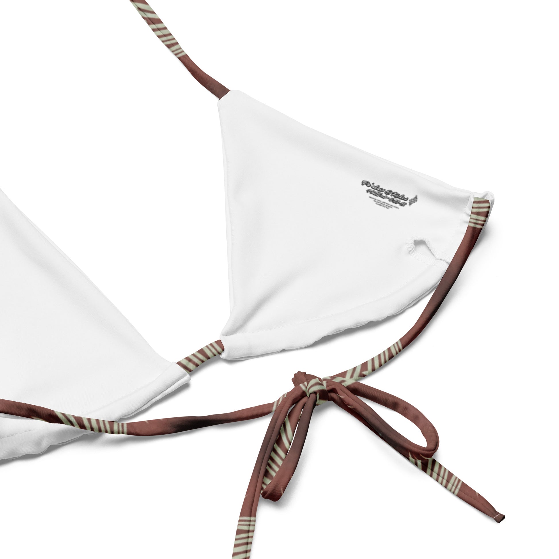 Pink Kupukupu string bikini Bikini Pa'akai & Kukui