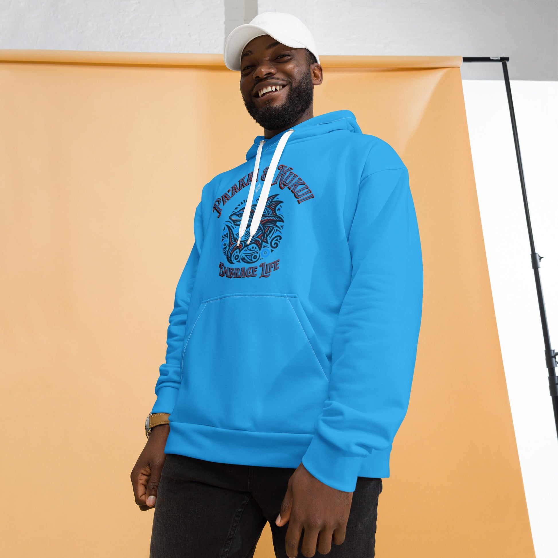 Tribal Shark Hoodie Pullover Hoodie Pa'akai & Kukui