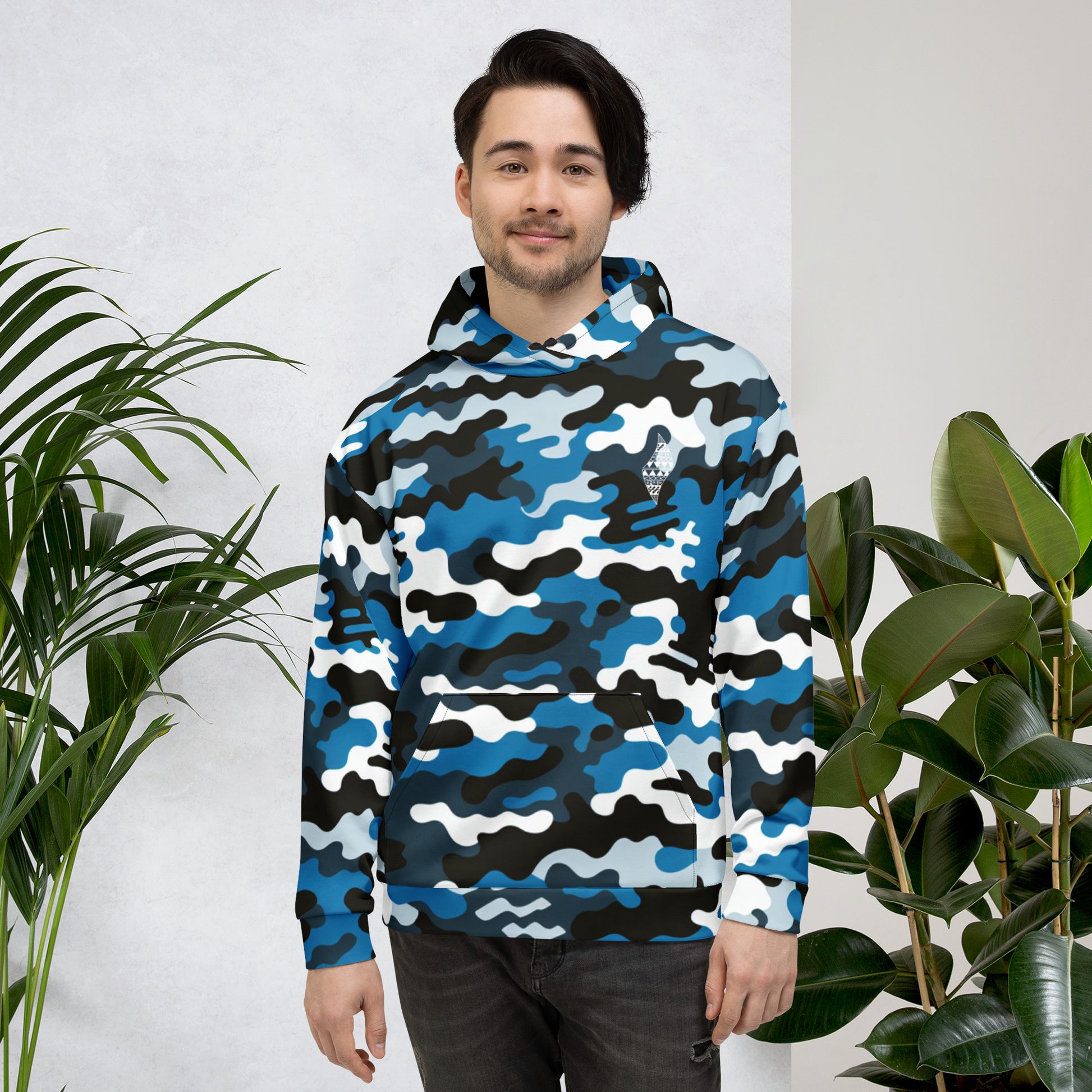 Kānāwai Koa Hoodie Pullover Hoodie Pa'akai & Kukui
