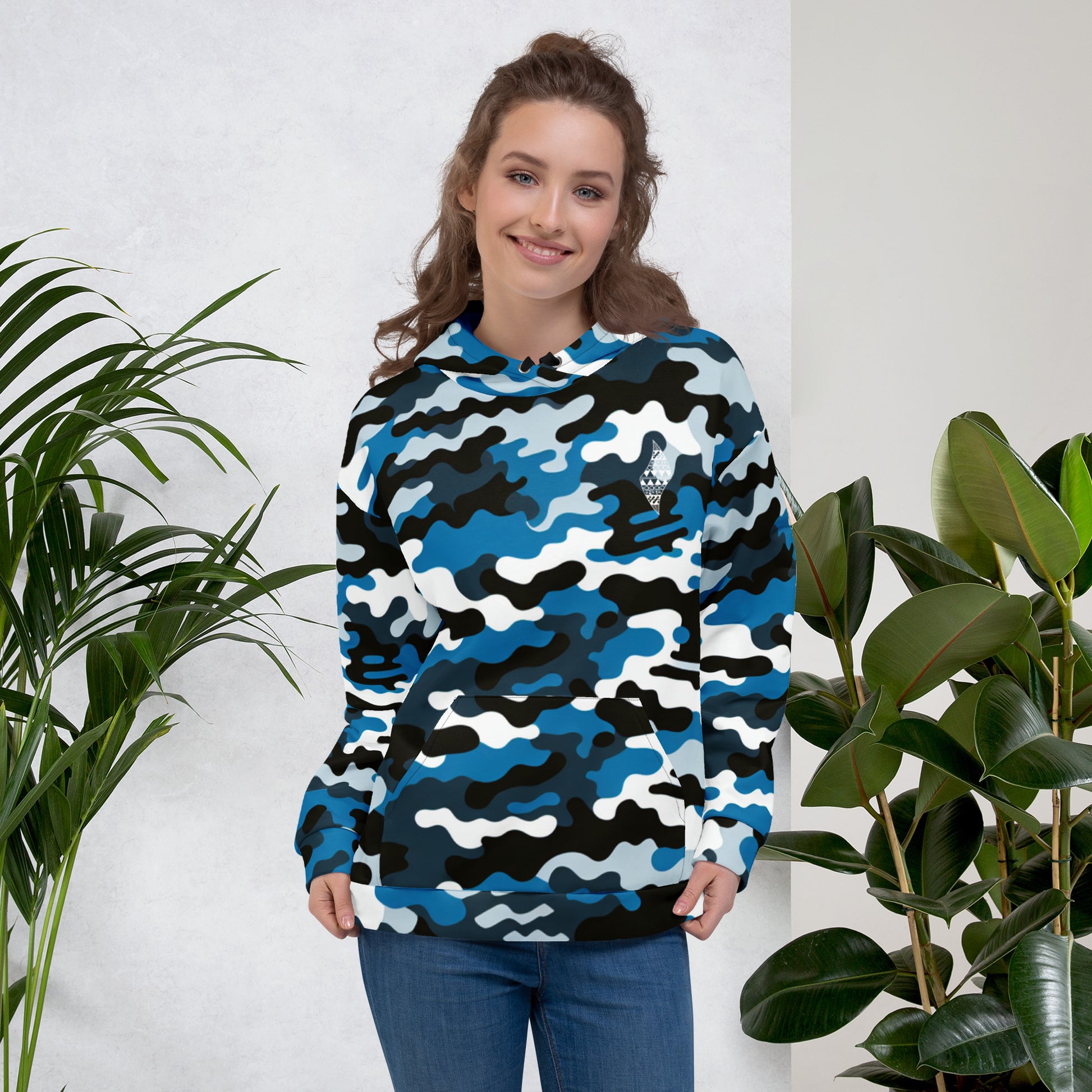 Kānāwai Koa Hoodie Pullover Hoodie Pa'akai & Kukui