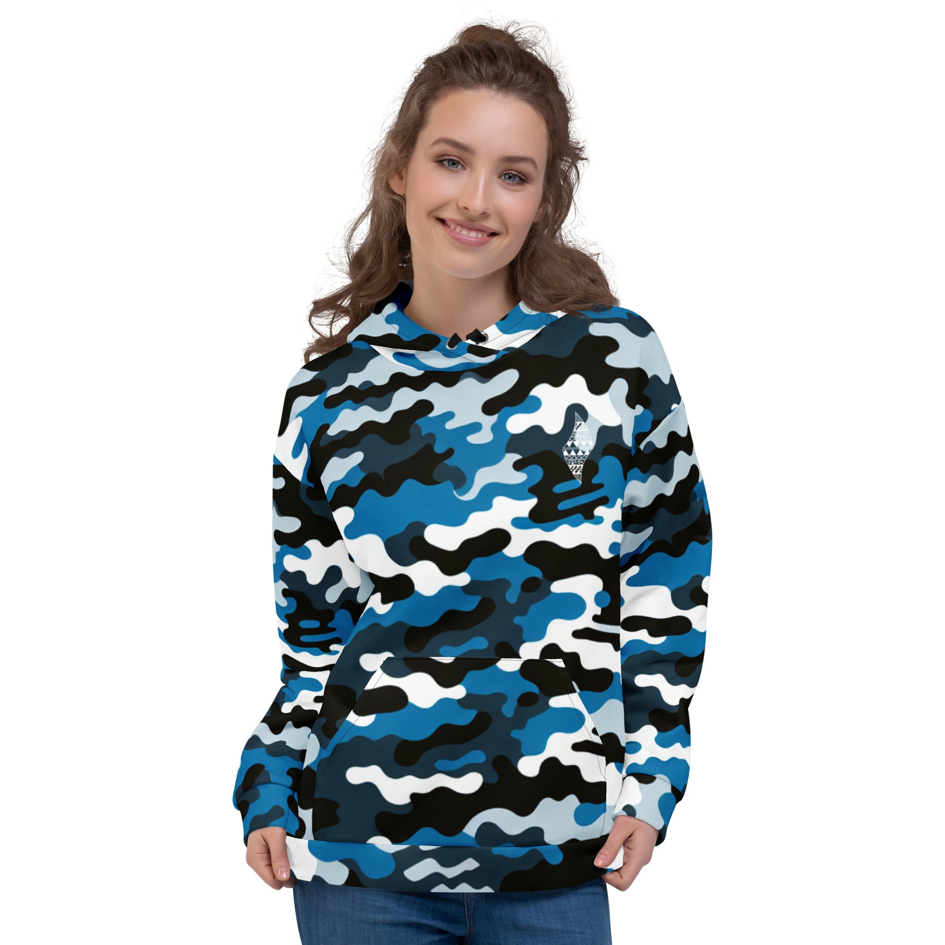 Kānāwai Koa Hoodie Pullover Hoodie Pa'akai & Kukui