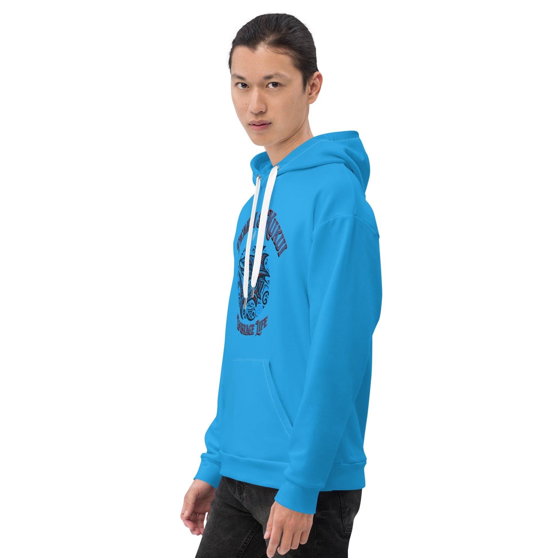 Tribal Shark Hoodie Pullover Hoodie Pa'akai & Kukui