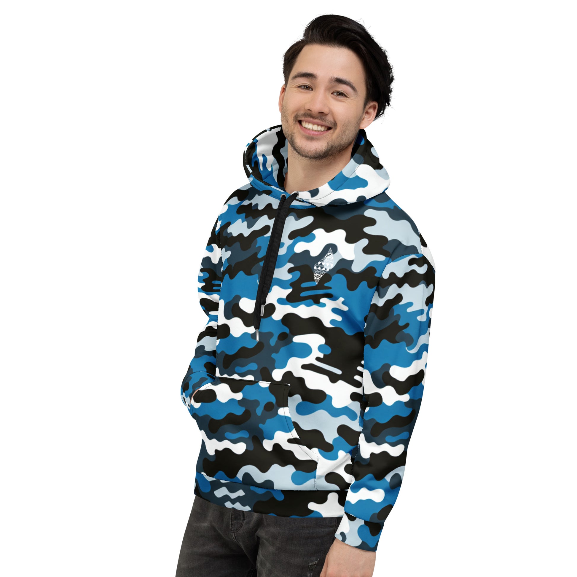 Kānāwai Koa Hoodie Pullover Hoodie Pa'akai & Kukui