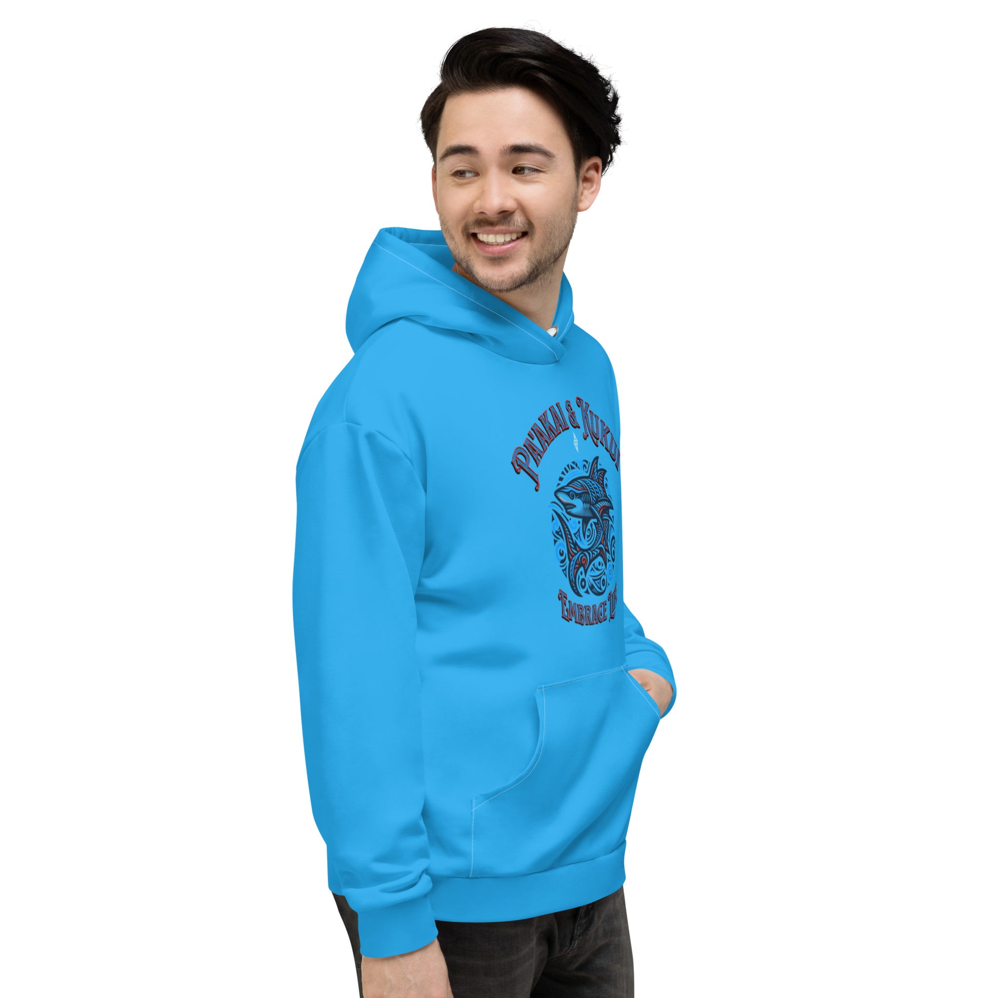 Tribal Shark Hoodie Pullover Hoodie Pa'akai & Kukui