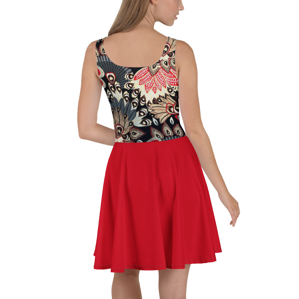 Maika'i Red Dress Dress Pa'akai & Kukui