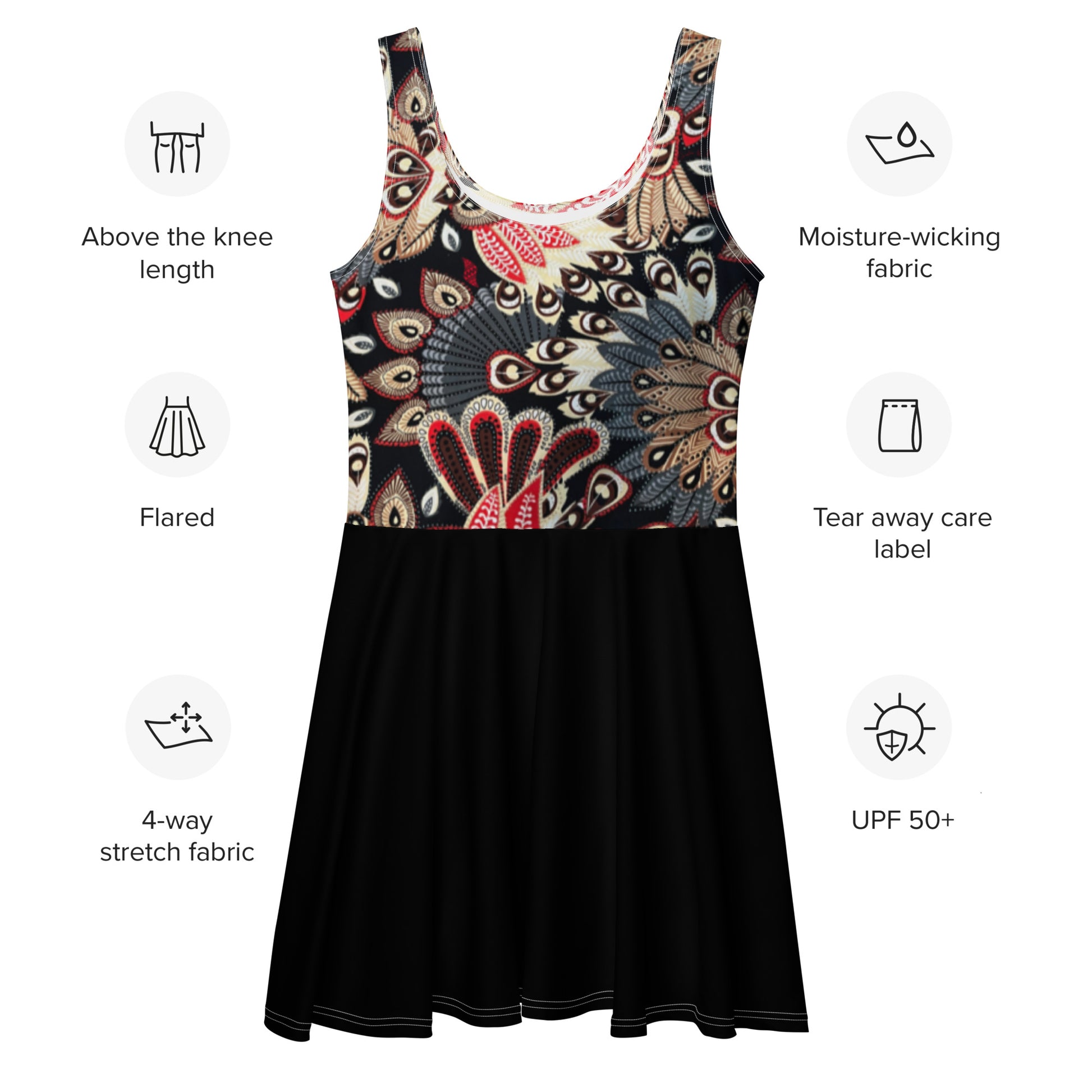 Maika'i Dress Summer/Skater Dress Pa'akai & Kukui