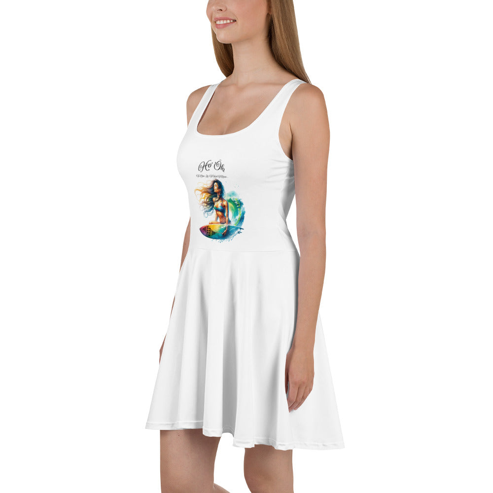 Womens' Embrace Life Skater Dress Dress Pa'akai & Kukui
