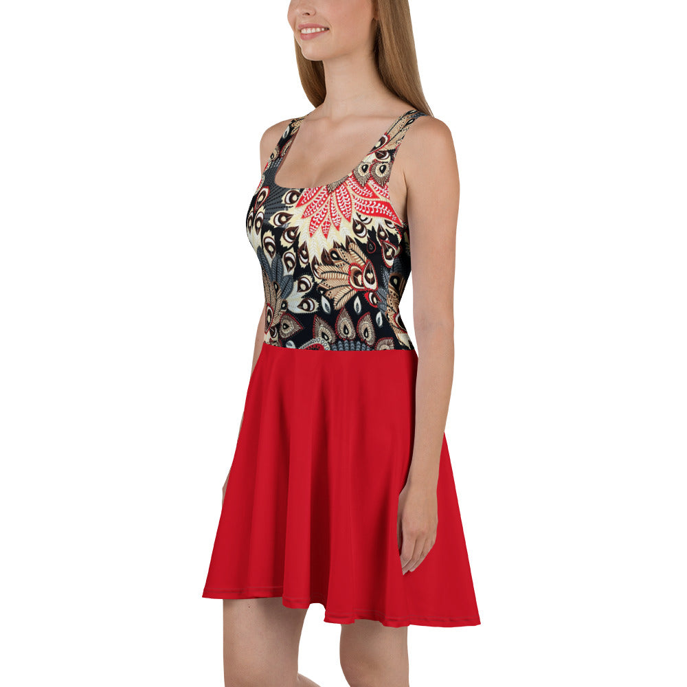 Maika'i Red Dress Dress Pa'akai & Kukui