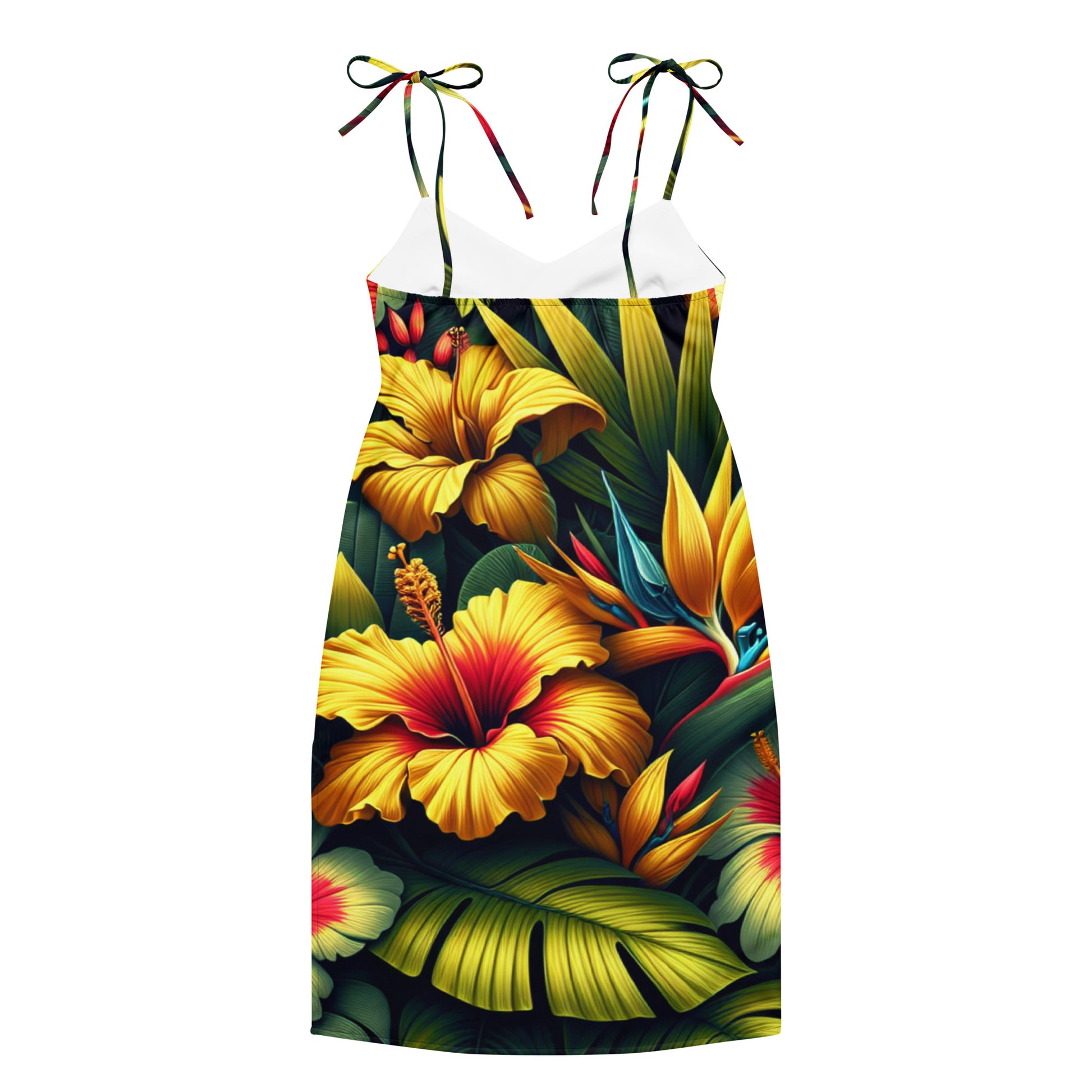 Nā Pua Nani - Tie-strap midi dress Dress Pa'akai & Kukui