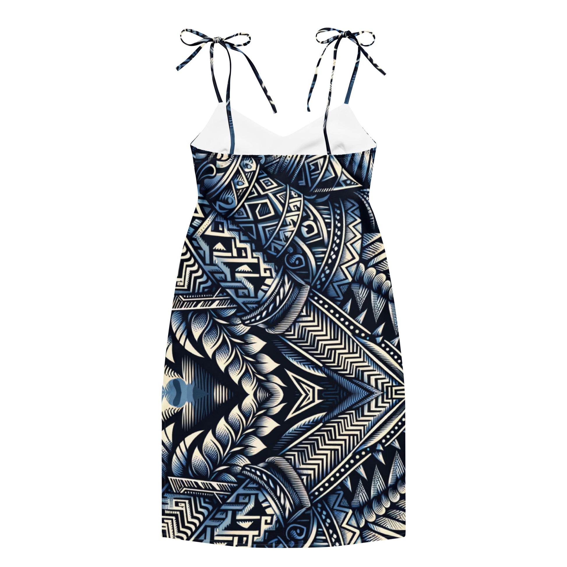 Koa Wahine - Tie-strap midi dress Dress Pa'akai & Kukui