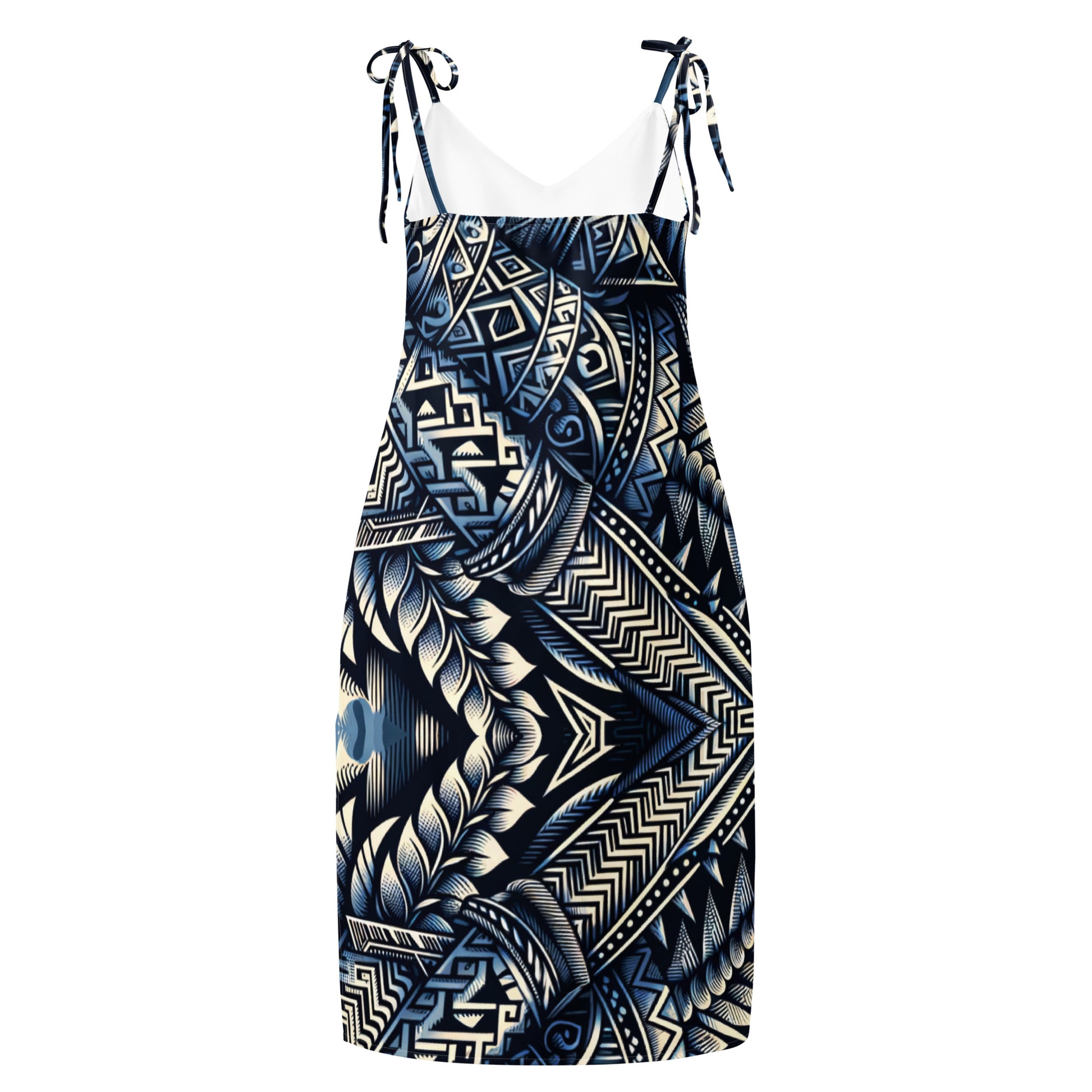 Koa Wahine - Tie-strap midi dress Dress Pa'akai & Kukui