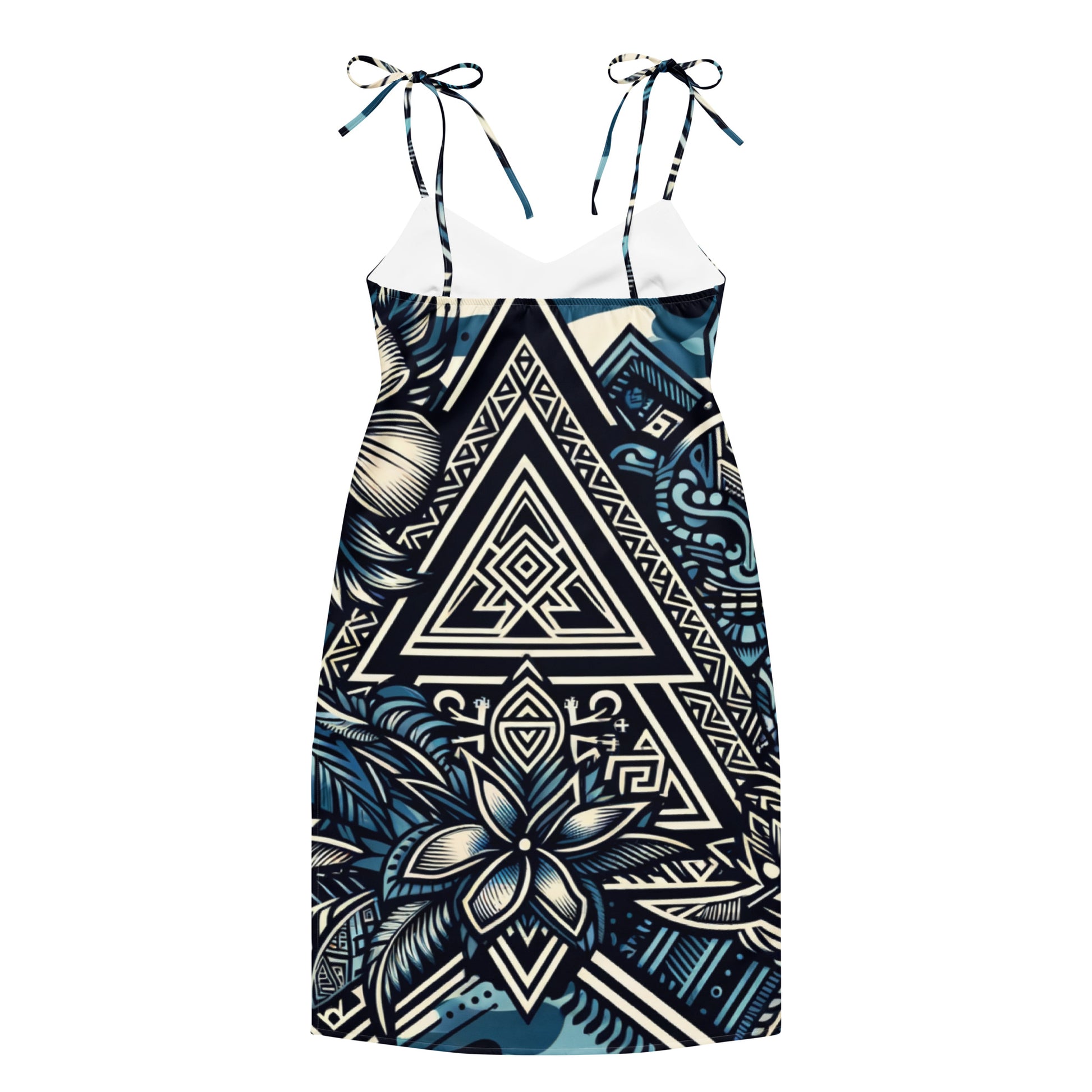 Koa Wahine - Tie-strap midi dress Dress Pa'akai & Kukui