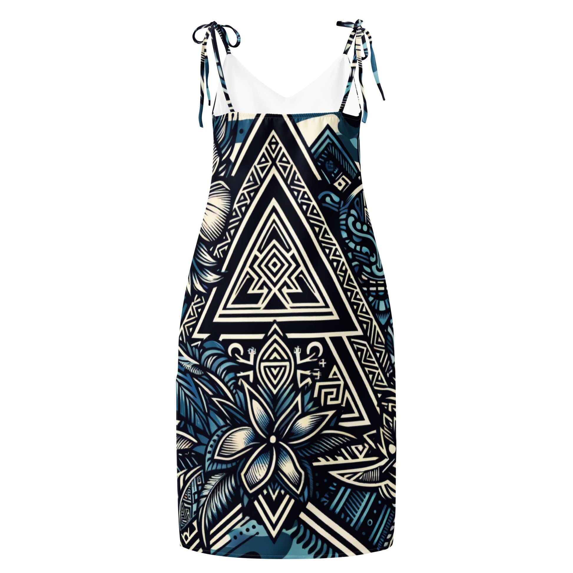 Koa Wahine - Tie-strap midi dress Dress Pa'akai & Kukui