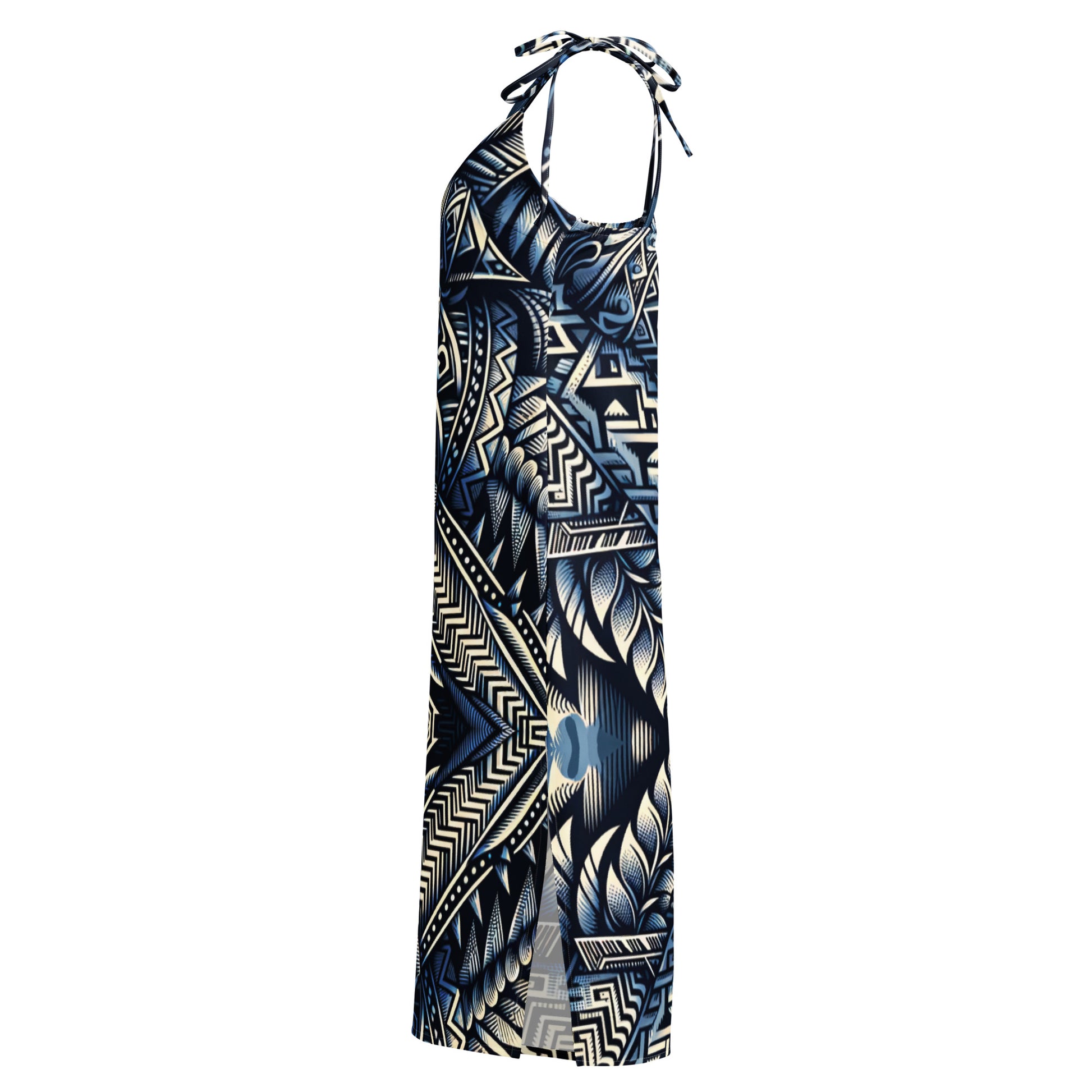 Koa Wahine - Tie-strap midi dress Dress Pa'akai & Kukui