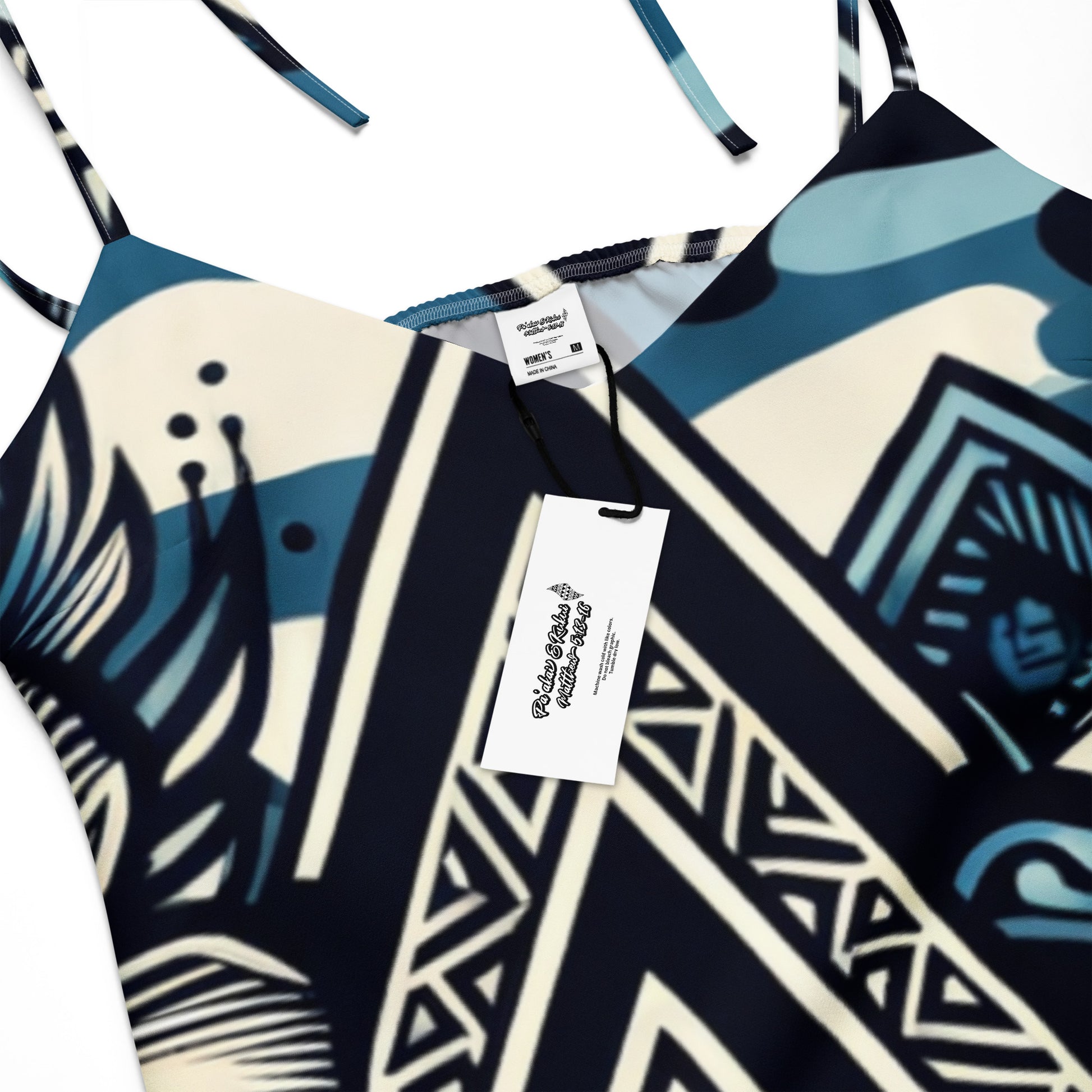 Koa Wahine - Tie-strap midi dress Dress Pa'akai & Kukui