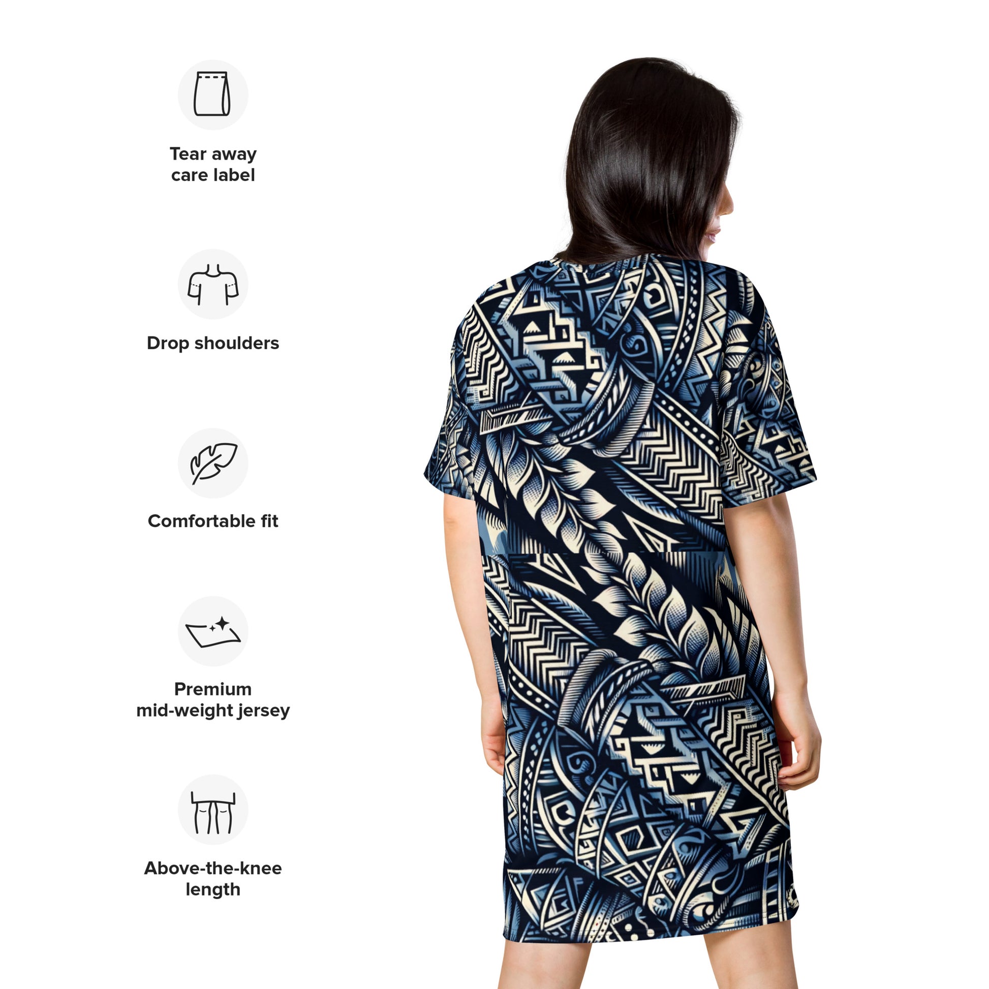 Koa Wahine T-shirt dress Dress Pa'akai & Kukui