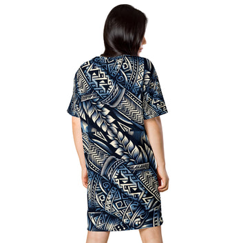Koa Wahine T-shirt dress Dress Pa'akai & Kukui