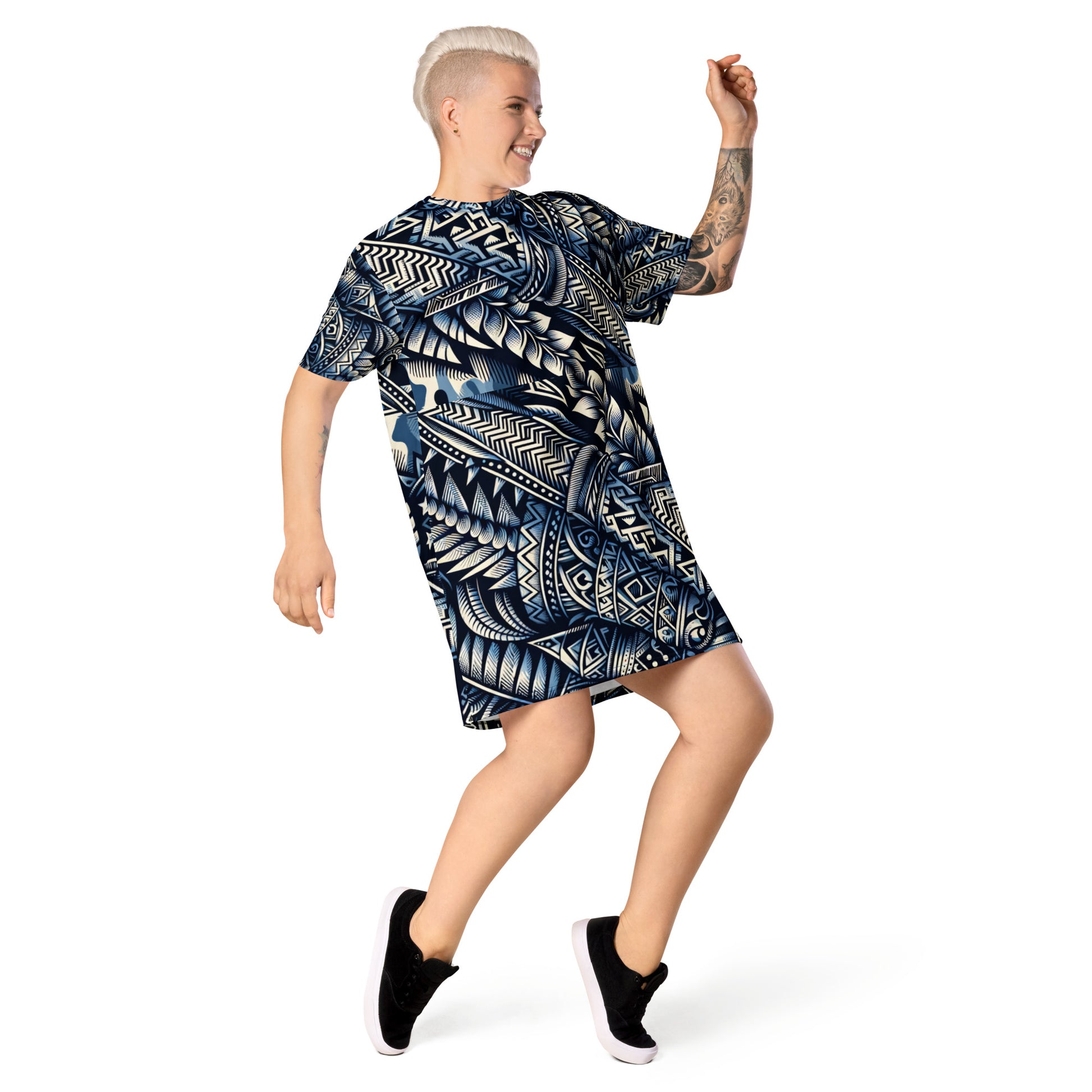 Koa Wahine T-shirt dress Dress Pa'akai & Kukui