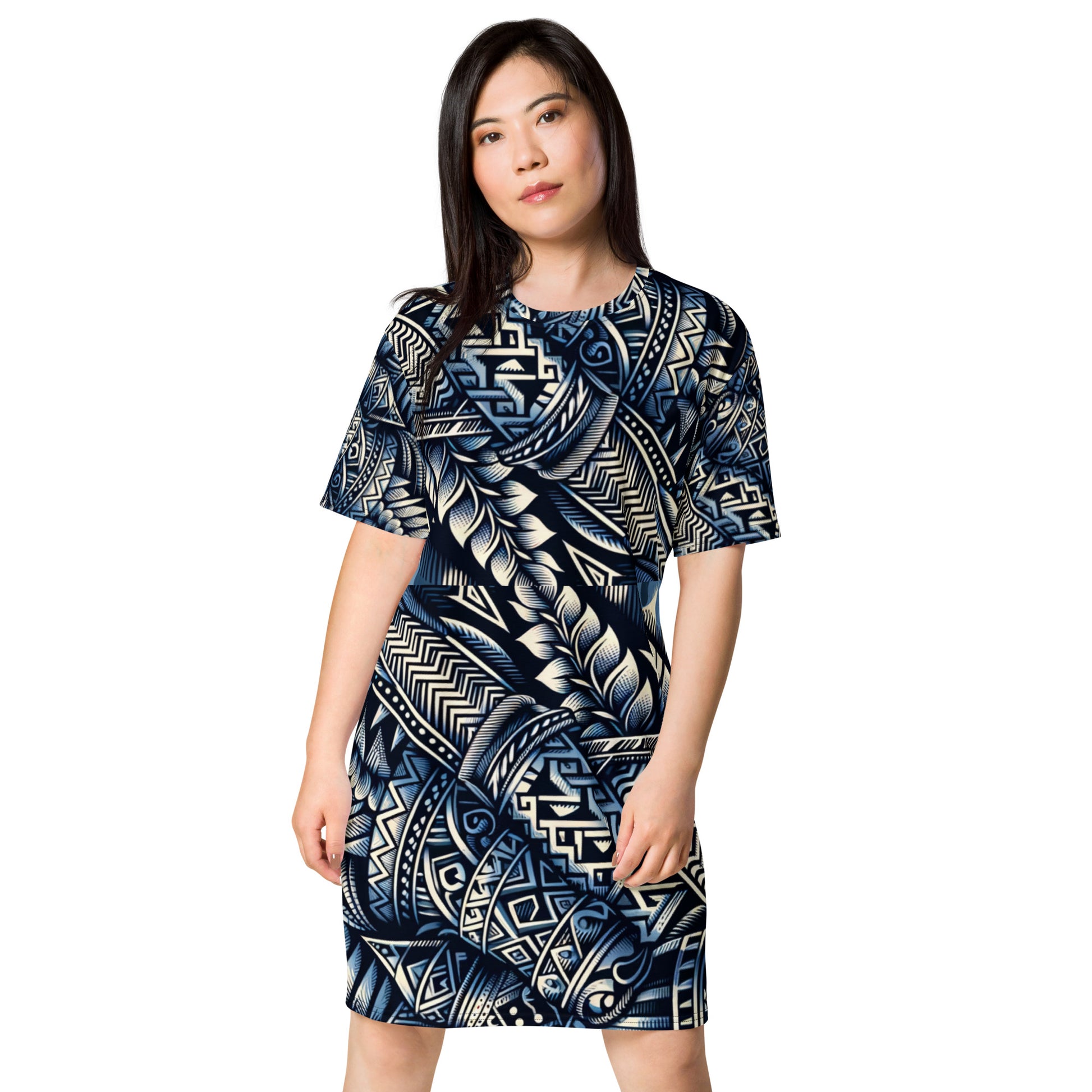 Koa Wahine T-shirt dress Dress Pa'akai & Kukui S