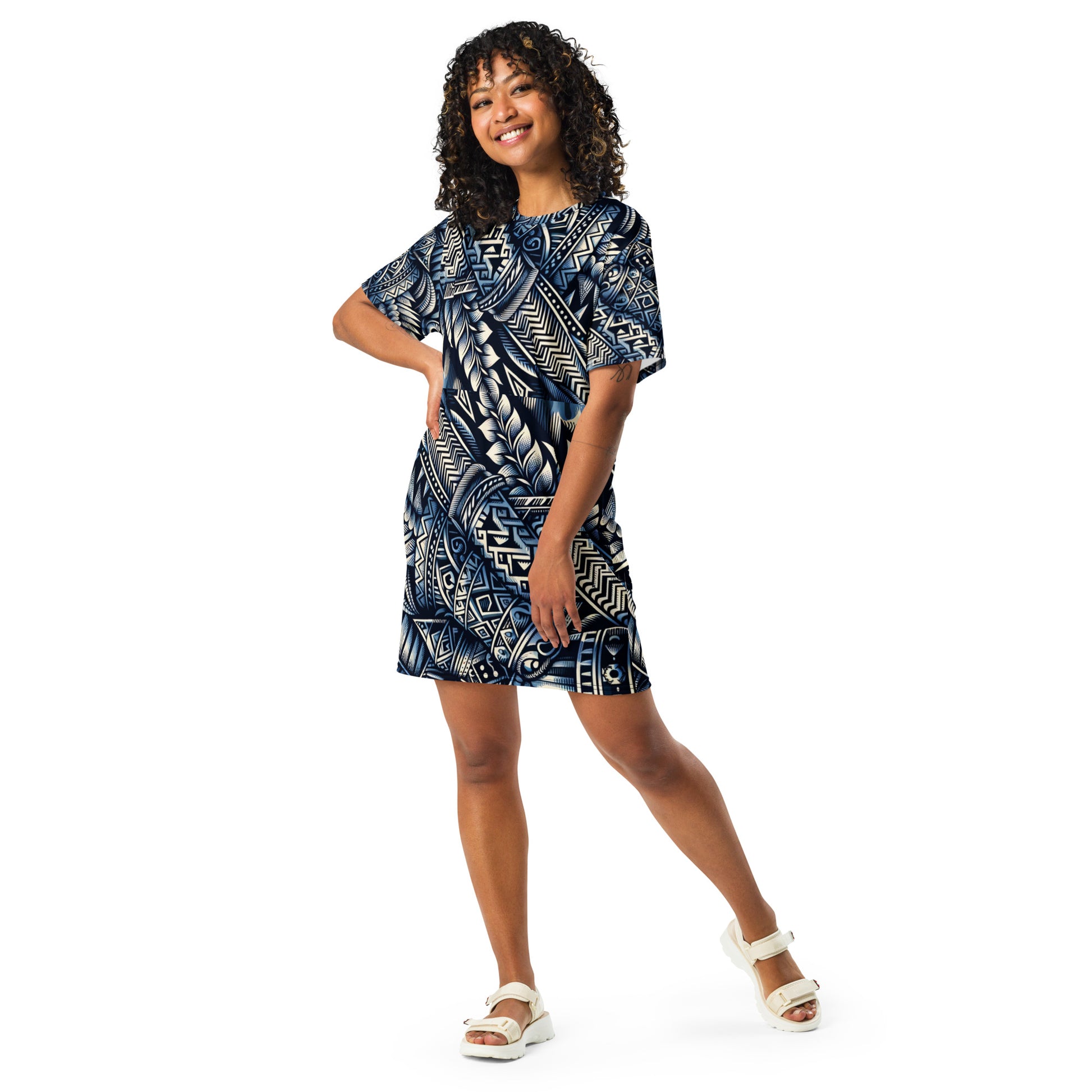 Koa Wahine T-shirt dress Dress Pa'akai & Kukui