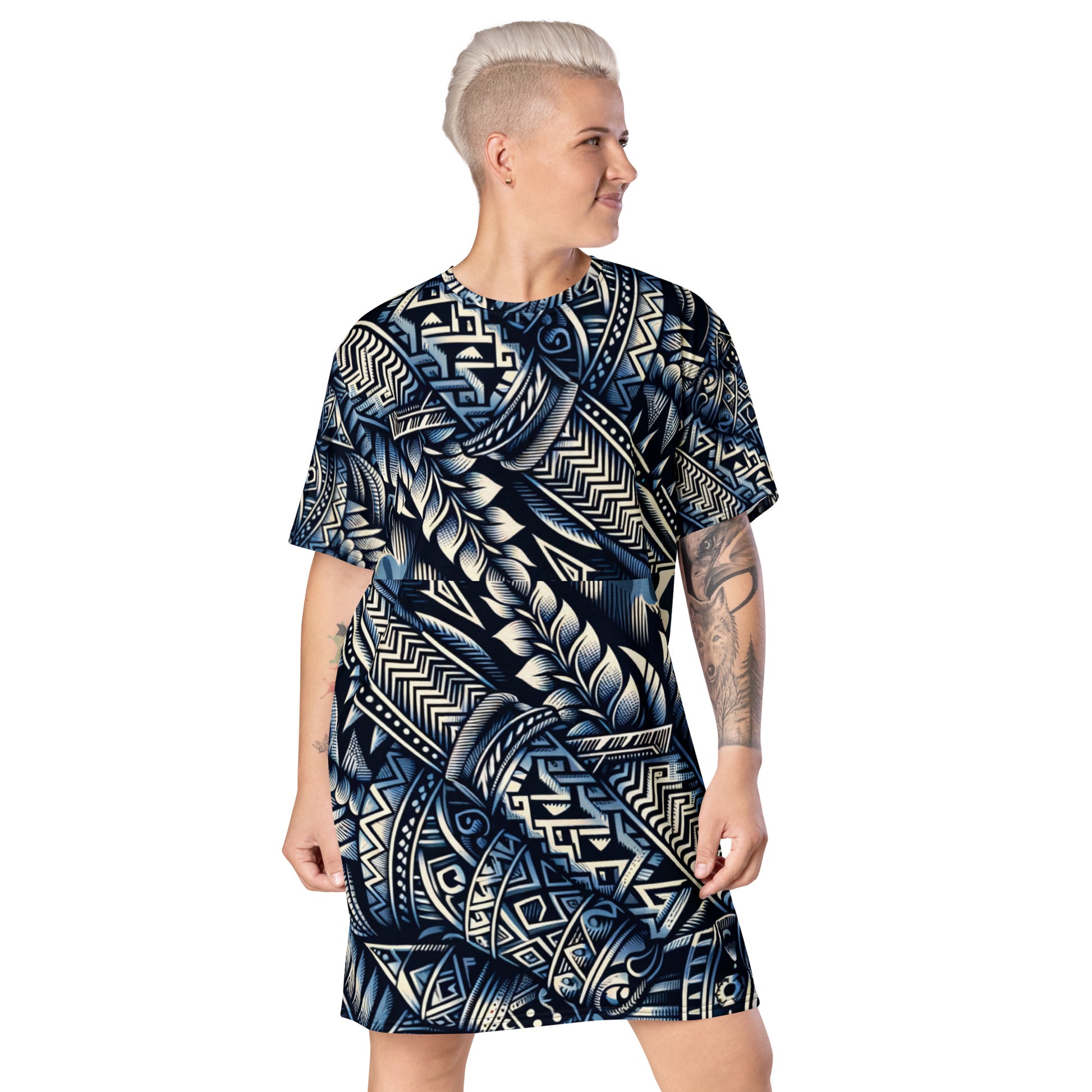 Koa Wahine T-shirt dress Dress Pa'akai & Kukui