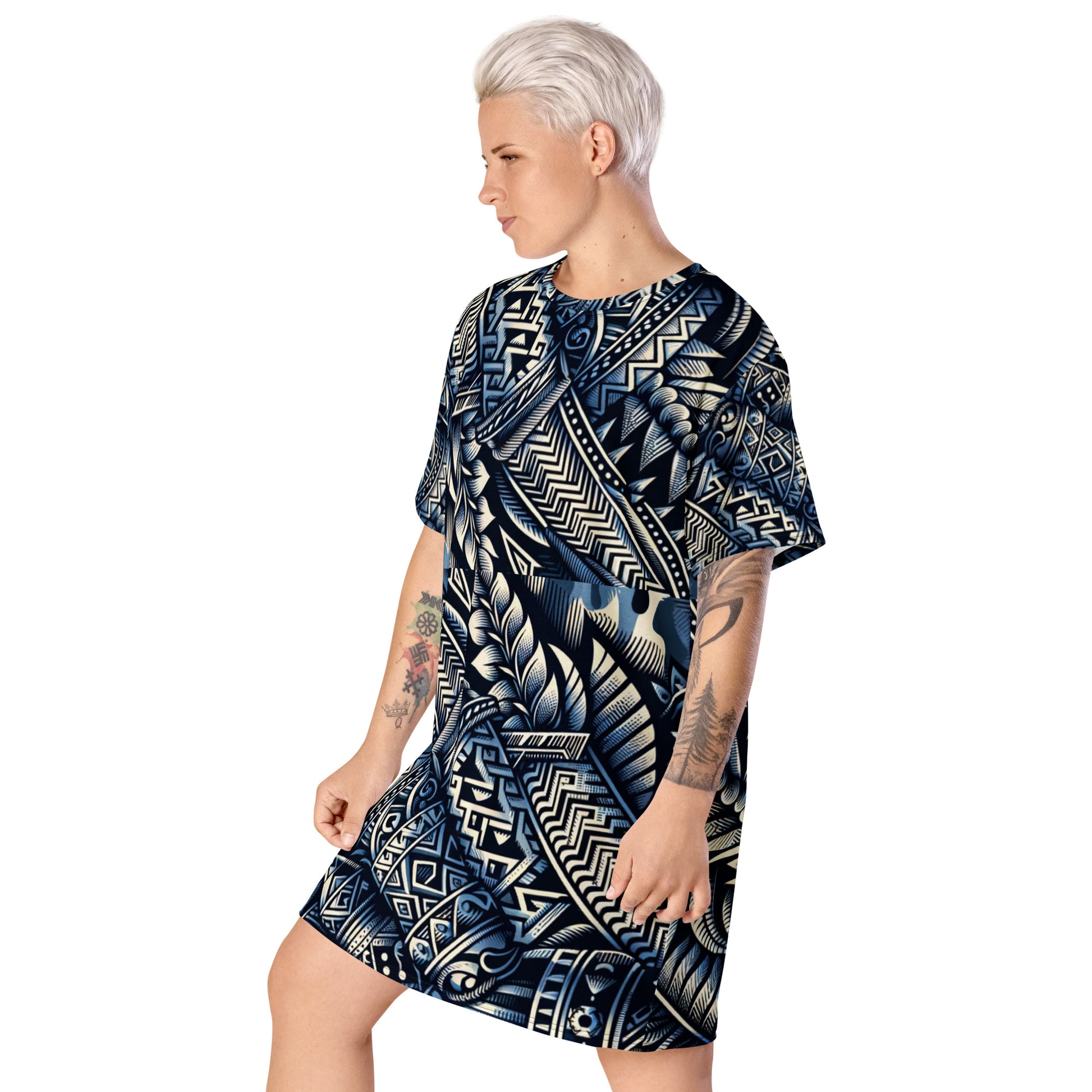 Koa Wahine T-shirt dress Dress Pa'akai & Kukui