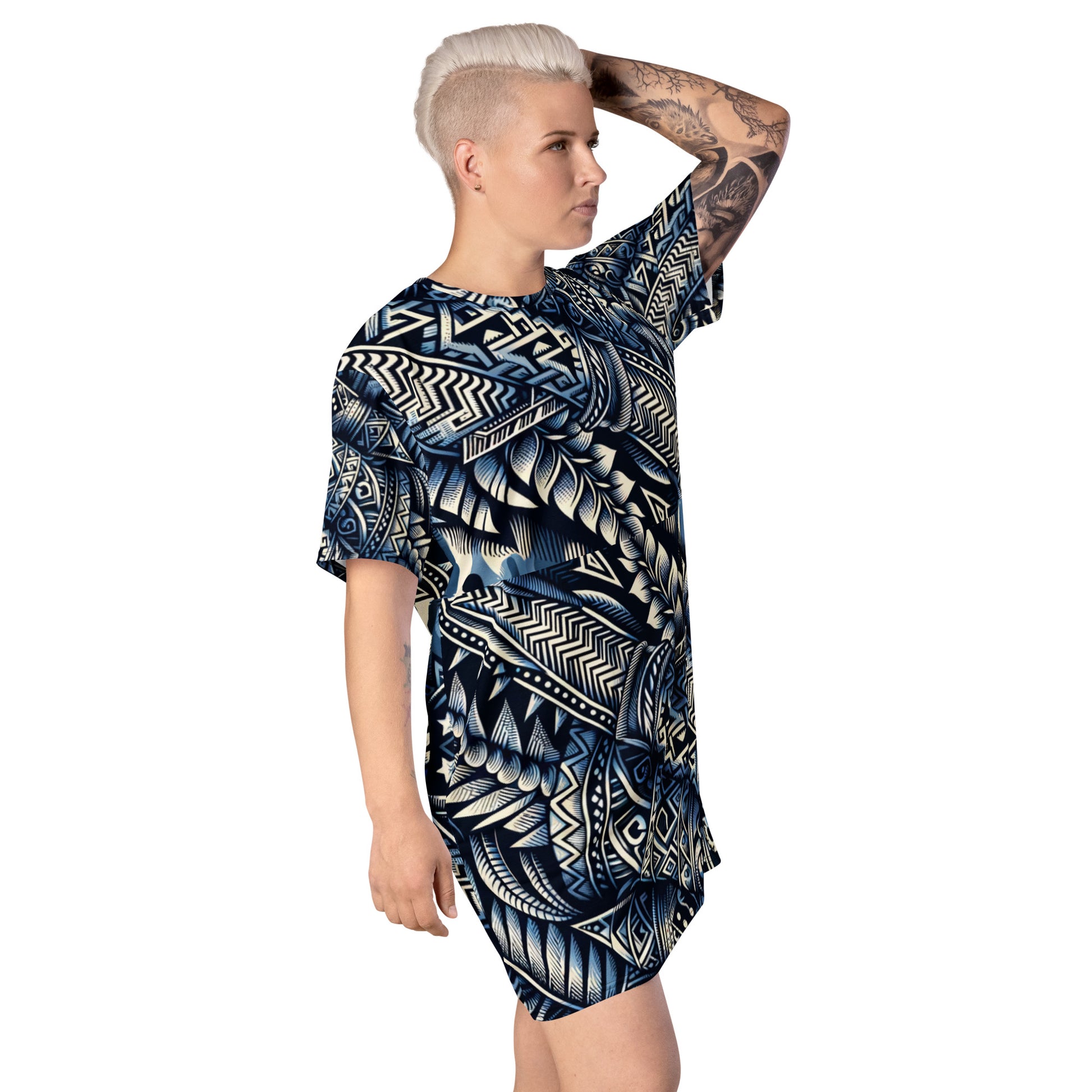 Koa Wahine T-shirt dress Dress Pa'akai & Kukui