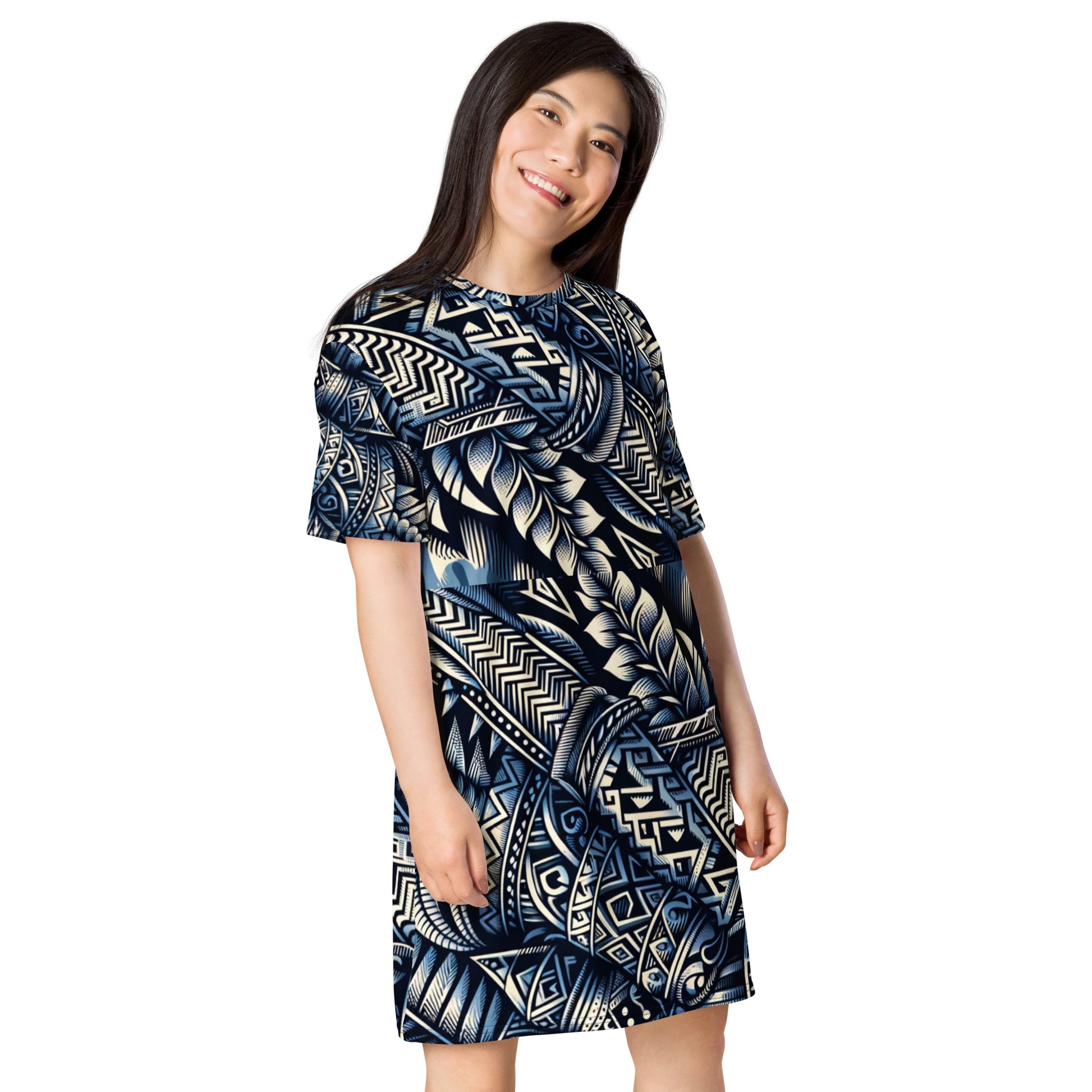 Koa Wahine T-shirt dress Dress Pa'akai & Kukui