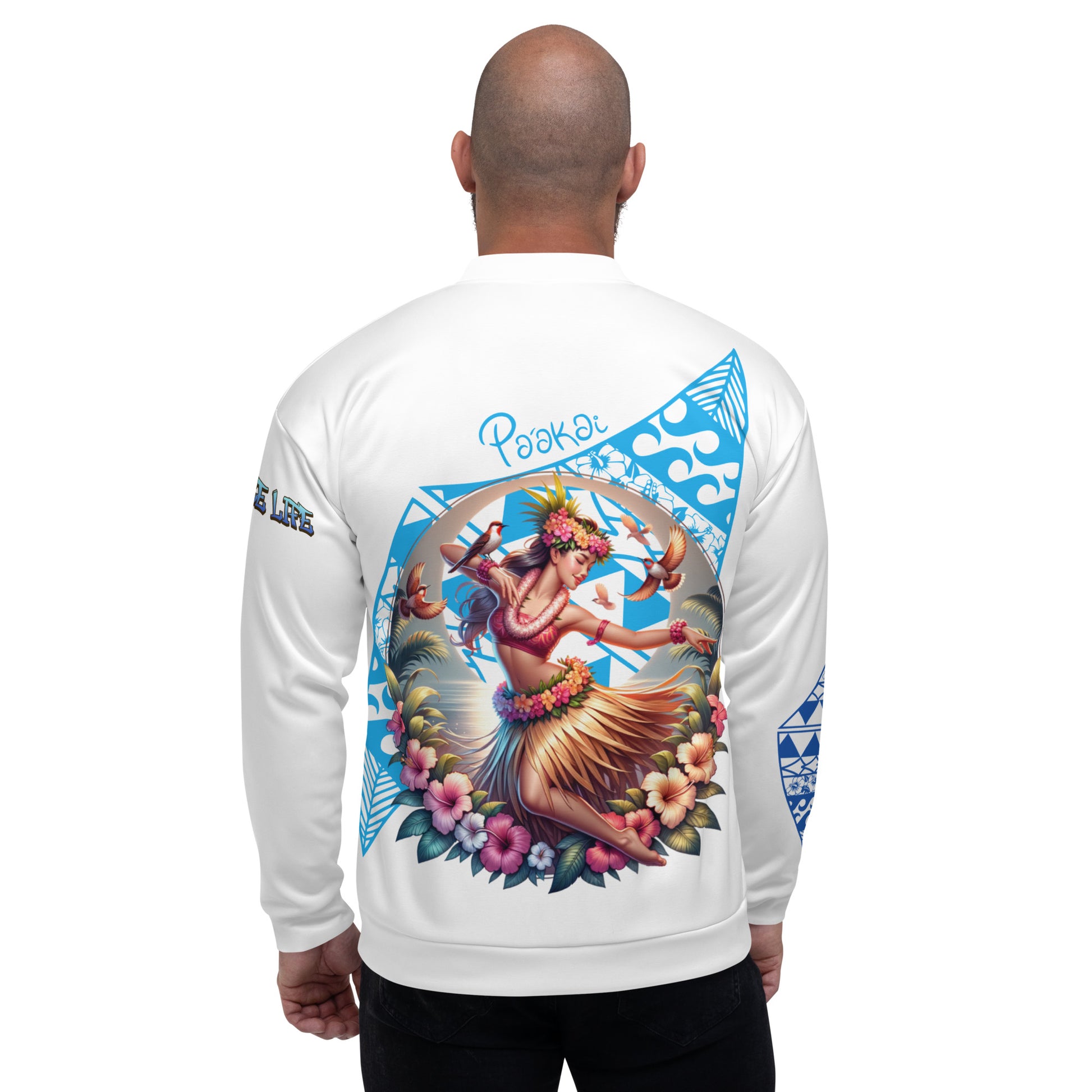 Hula Girl Vibes Bomber Jacket Bomber Jacket Pa'akai & Kukui