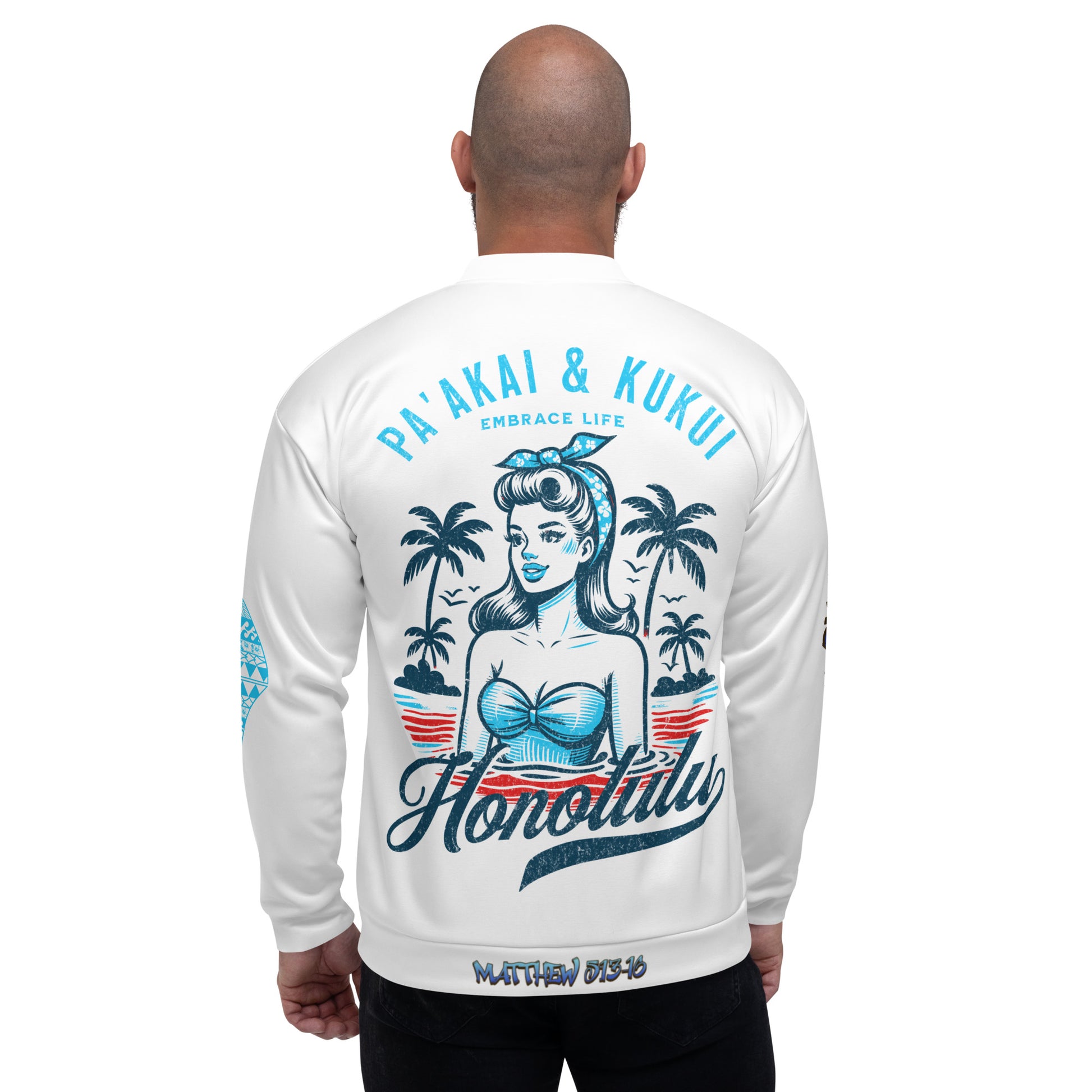 Honolulu Bomber Jacket Bomber Jacket Pa'akai & Kukui