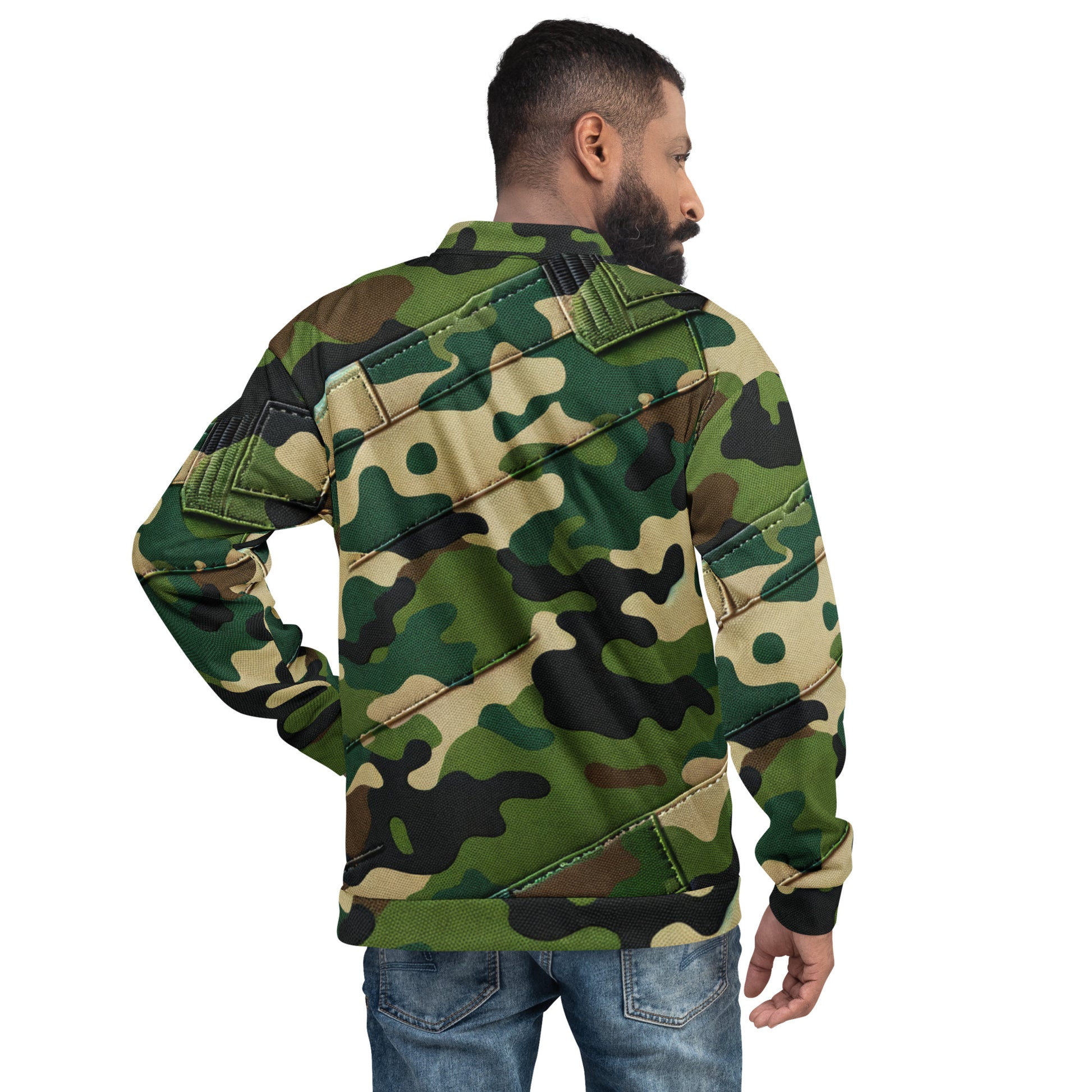 Koa Camo Bomber Jacket Bomber Jacket Pa'akai & Kukui