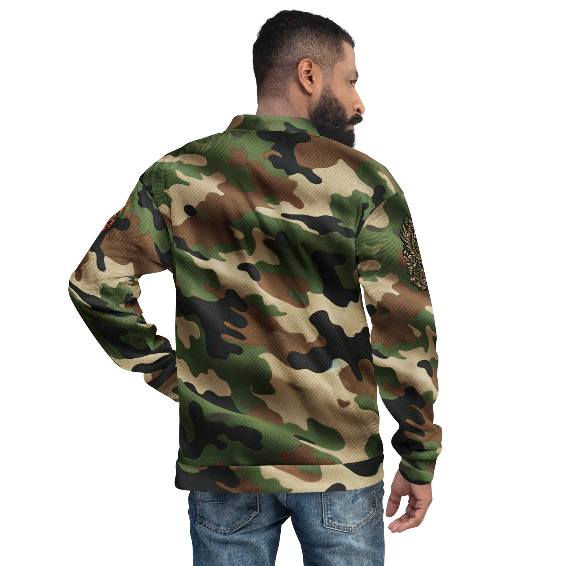 Koa Camo Bomber Jacket Bomber Jacket Pa'akai & Kukui