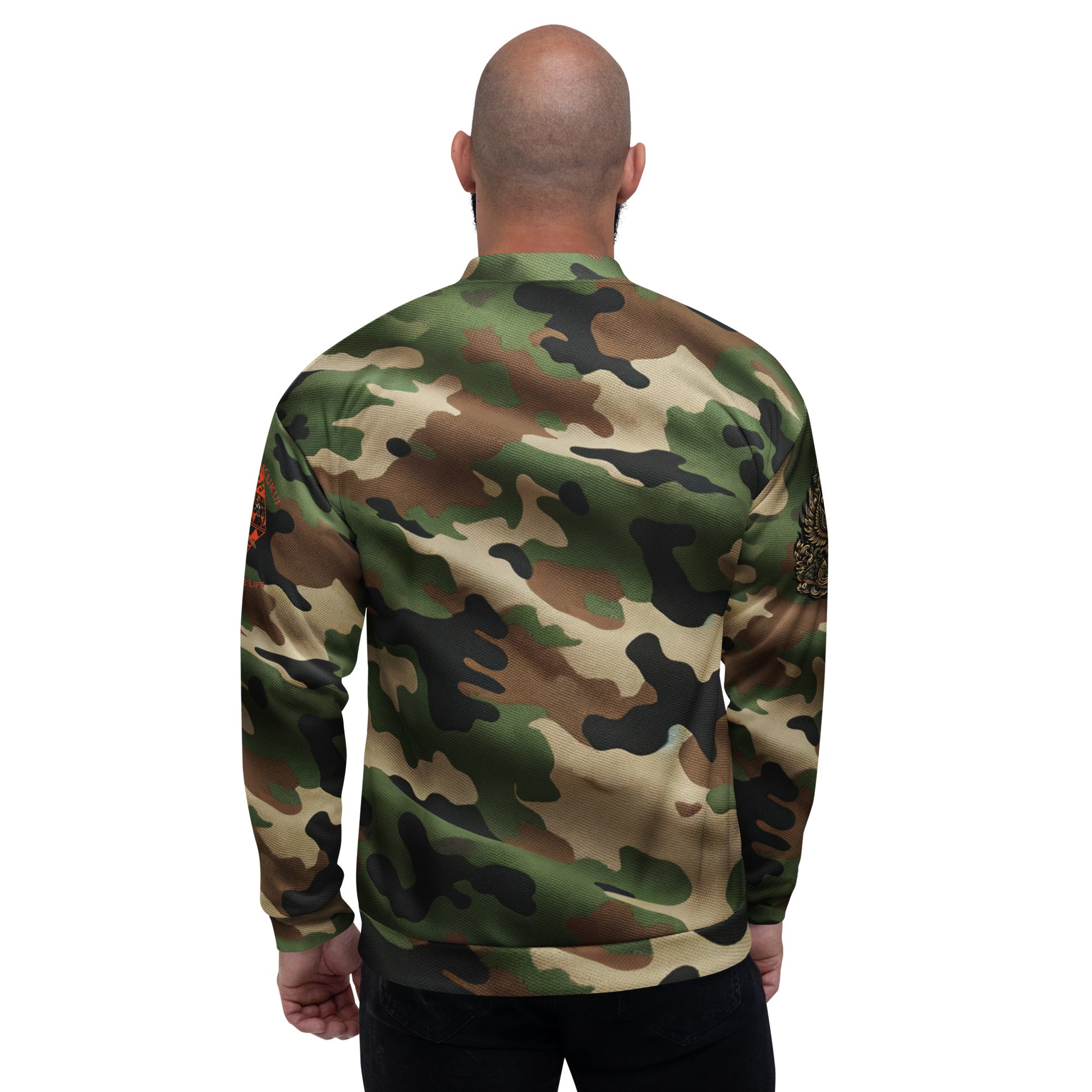 Koa Camo Bomber Jacket Bomber Jacket Pa'akai & Kukui