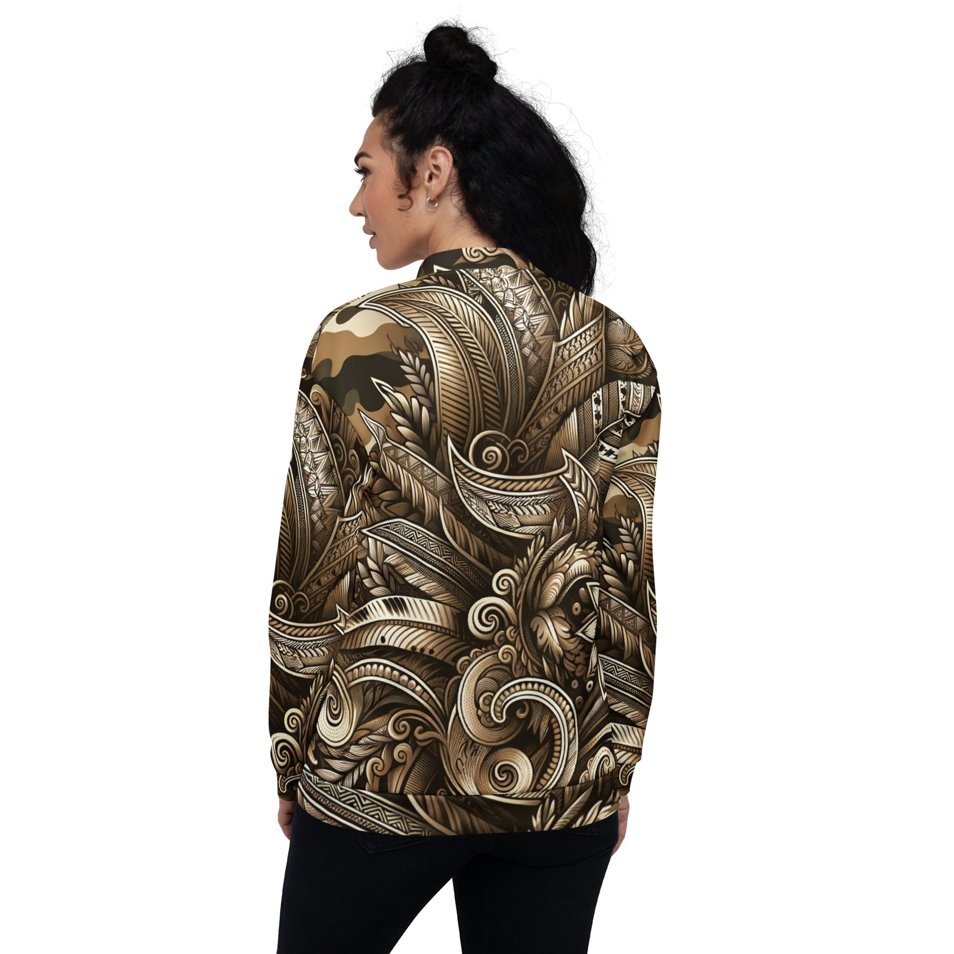 Koa Camo Bomber Jacket Bomber Jacket Pa'akai & Kukui
