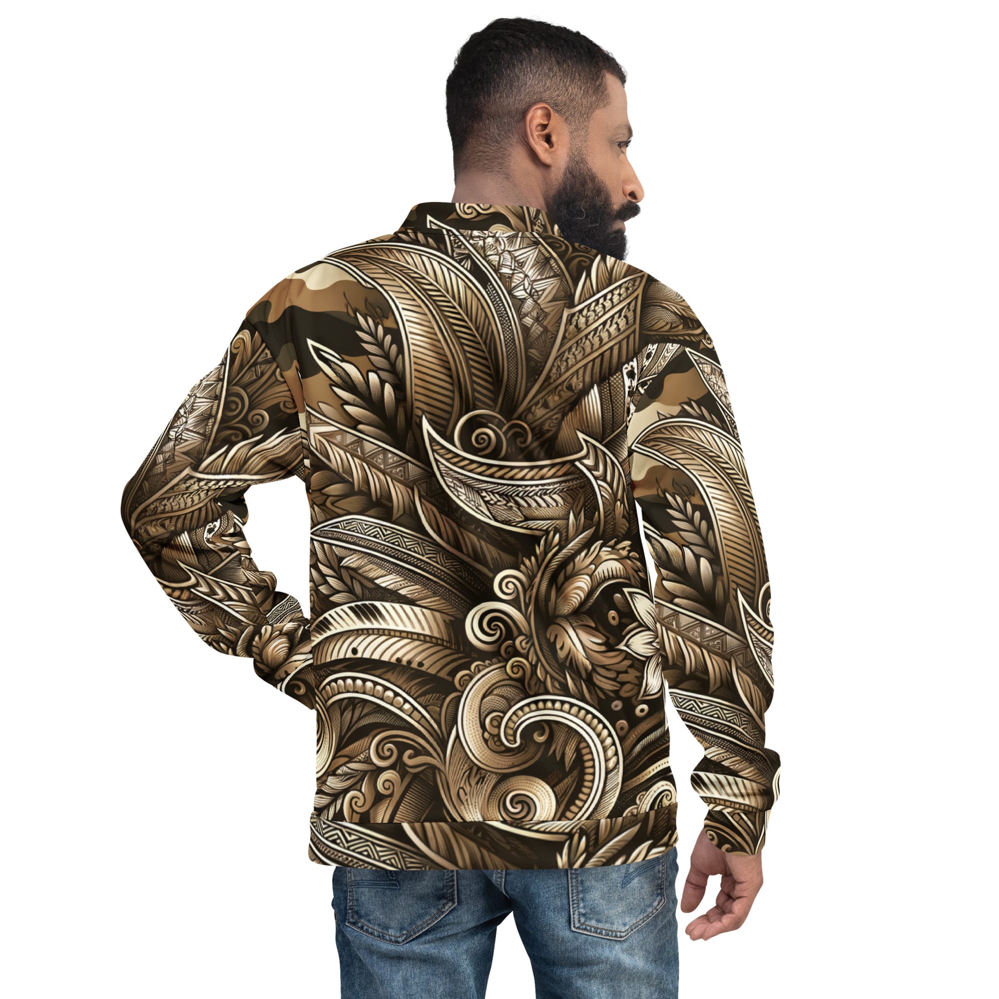 Koa Camo Bomber Jacket Bomber Jacket Pa'akai & Kukui