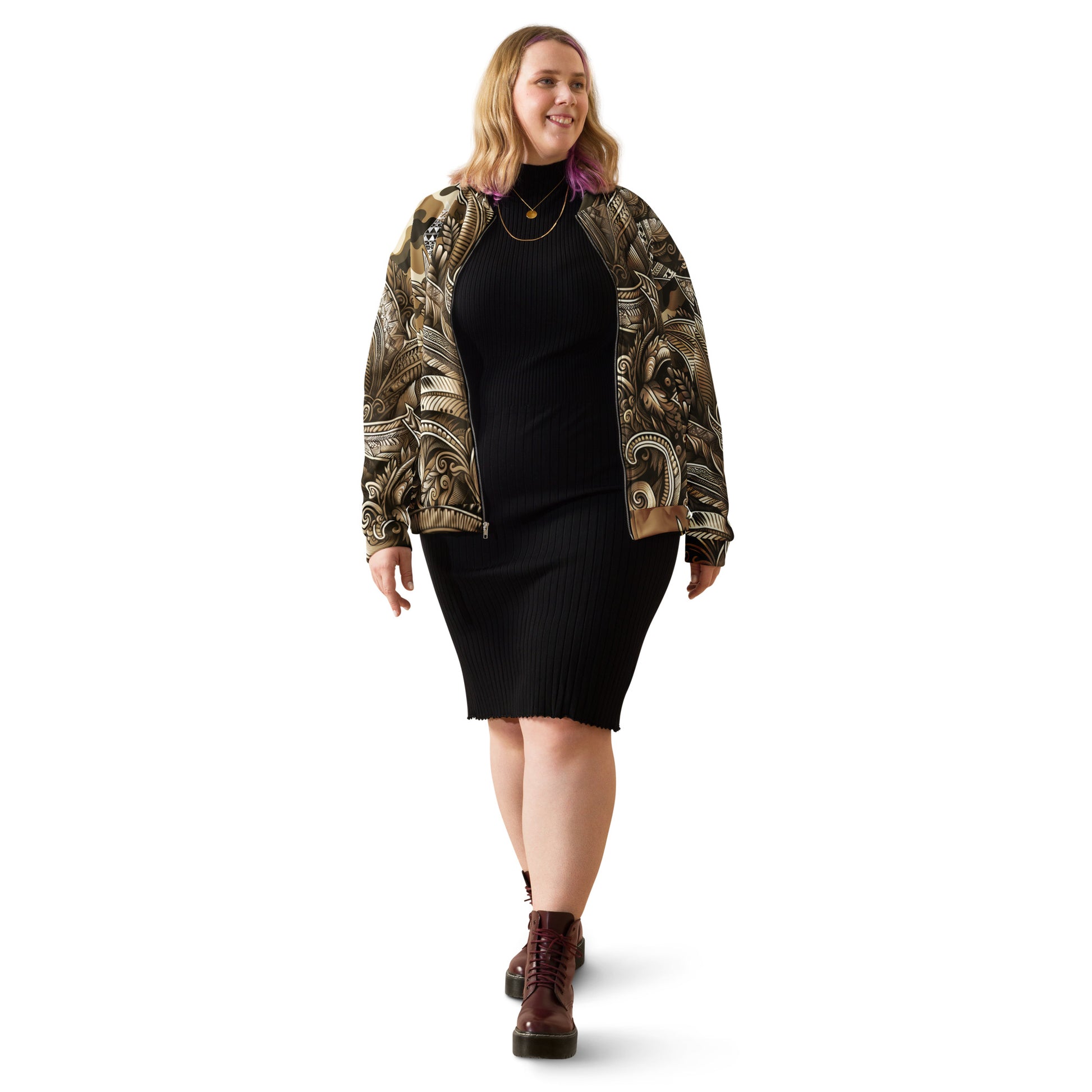 Koa Camo Bomber Jacket Bomber Jacket Pa'akai & Kukui
