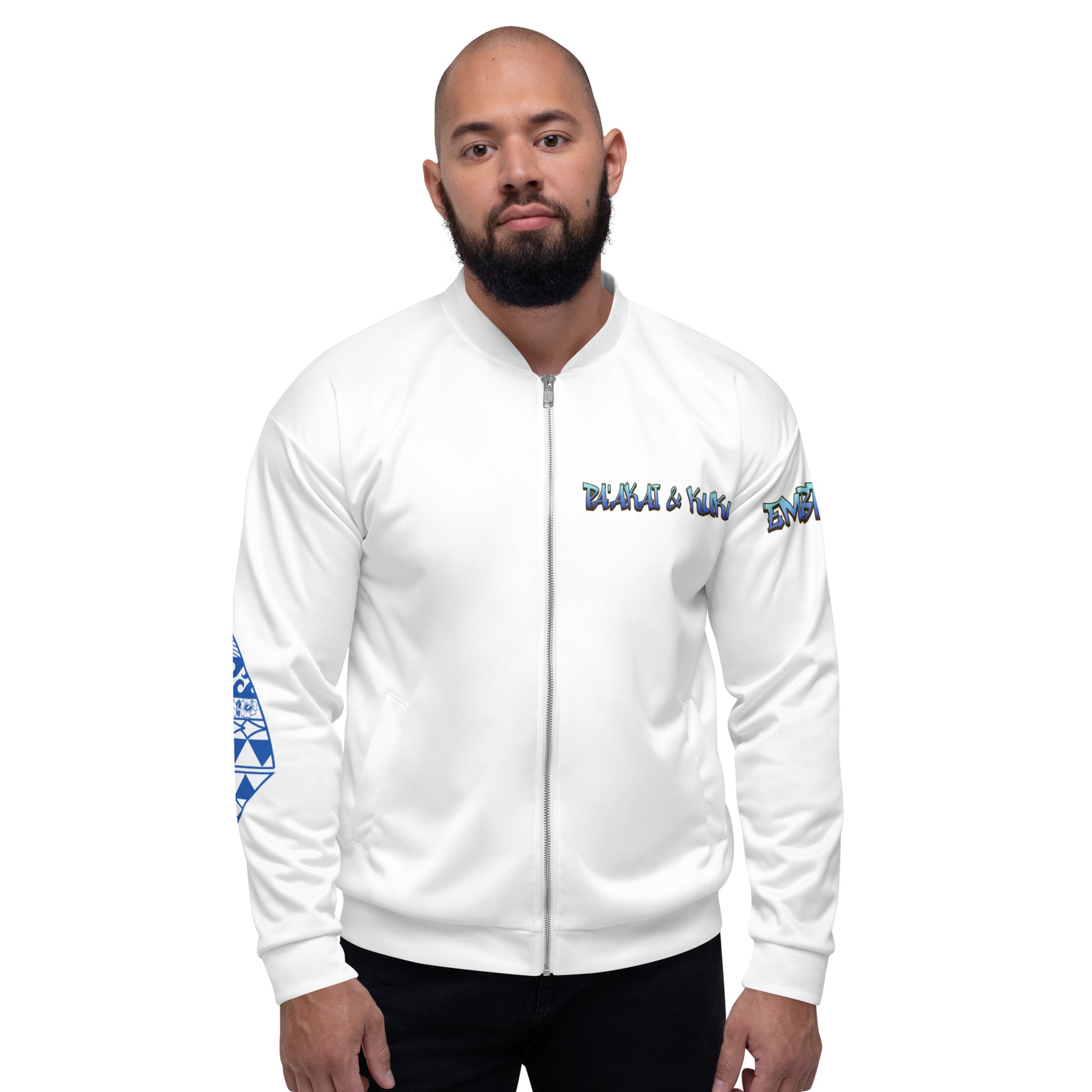 Hula Girl Vibes Bomber Jacket Bomber Jacket Pa'akai & Kukui S