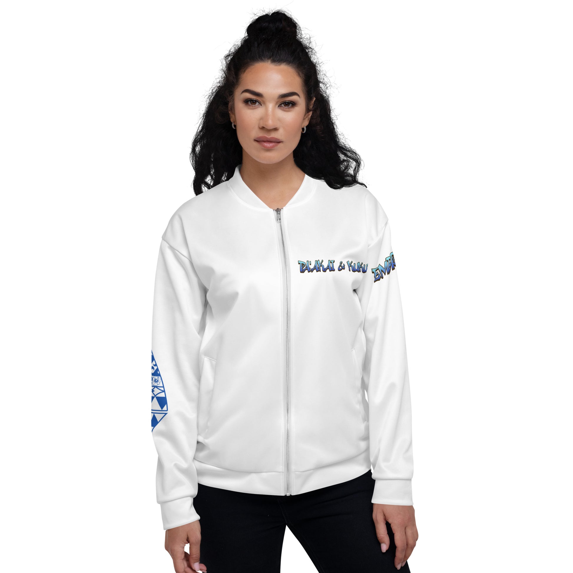Hula Girl Vibes Bomber Jacket Bomber Jacket Pa'akai & Kukui