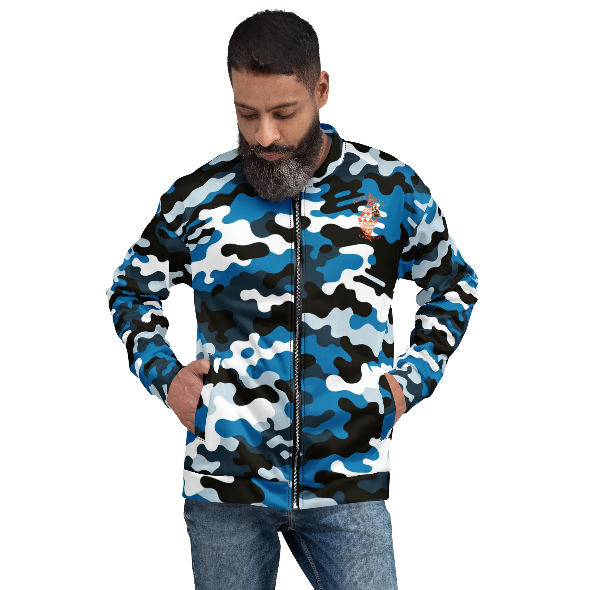 Koa Camo Bomber Jacket Bomber Jacket Pa'akai & Kukui