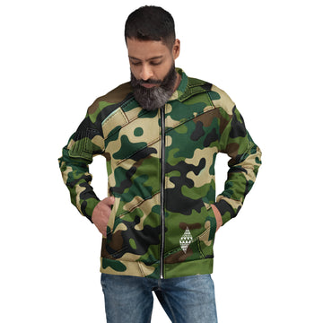 Koa Camo Bomber Jacket Bomber Jacket Pa'akai & Kukui S