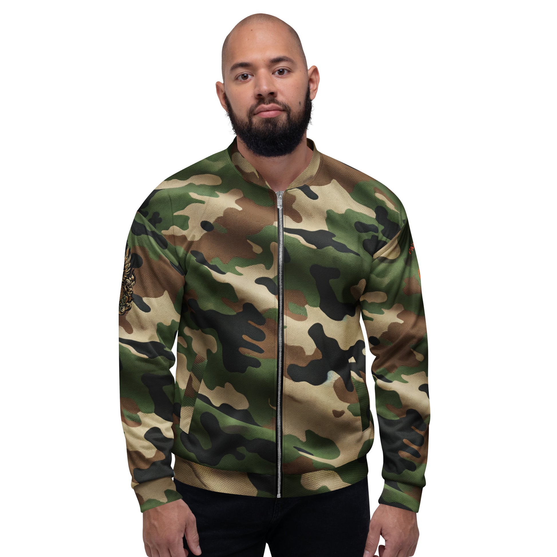 Koa Camo Bomber Jacket Bomber Jacket Pa'akai & Kukui