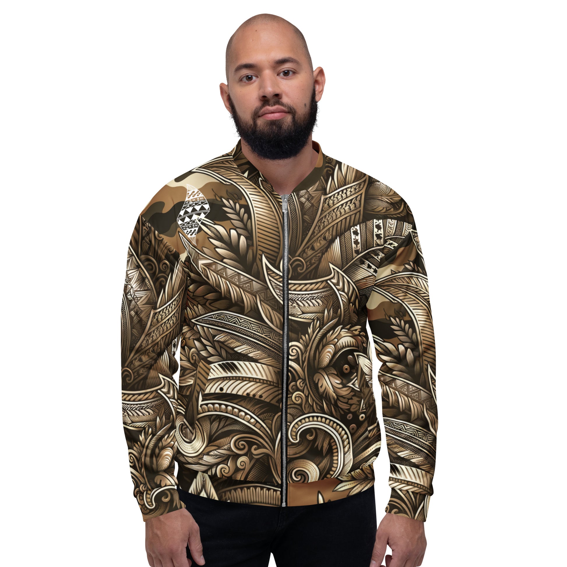 Koa Camo Bomber Jacket Bomber Jacket Pa'akai & Kukui S